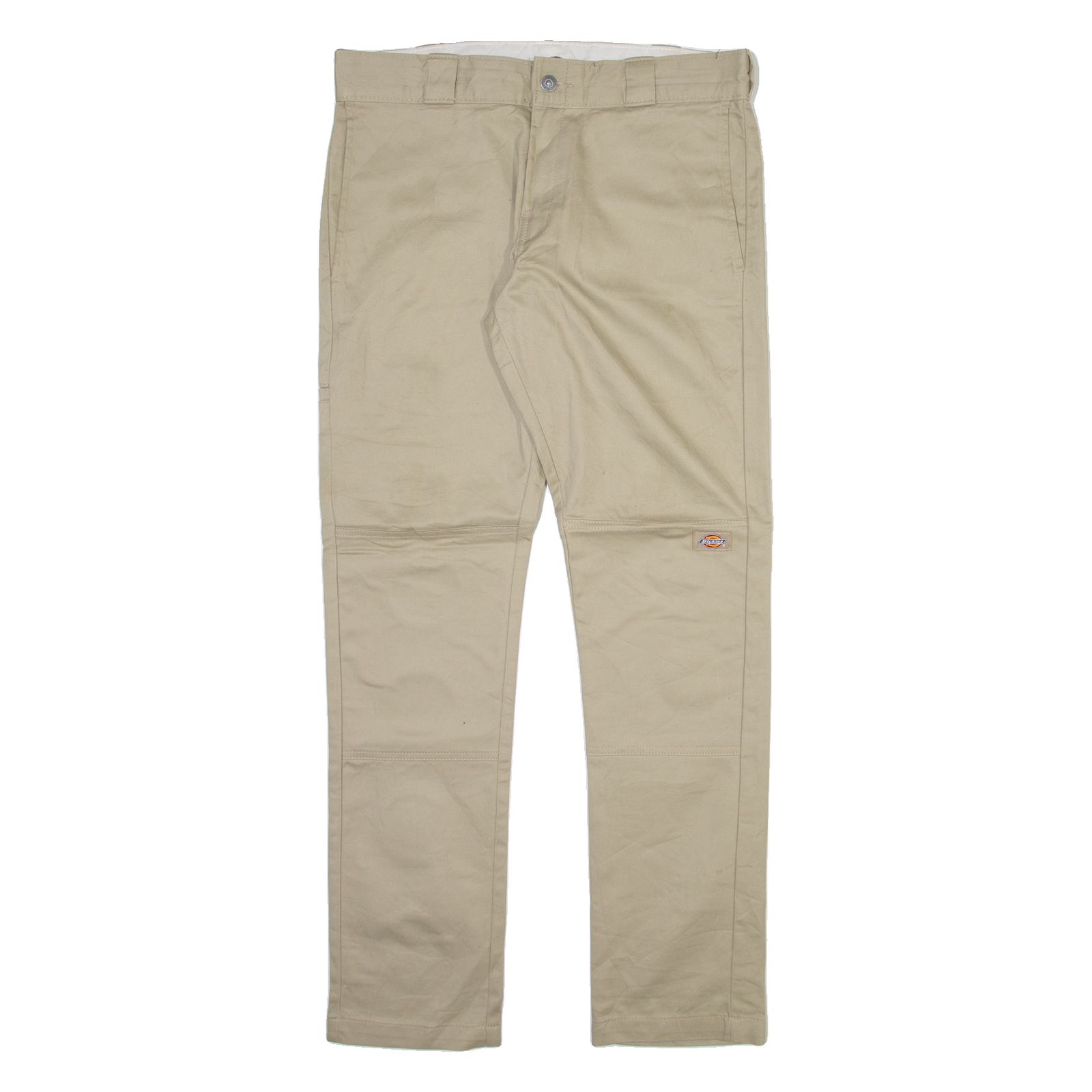 DICKIES Mens Trousers Beige Slim Straight W32 L32 Refurbished - N/A refurbished available on Cerqular