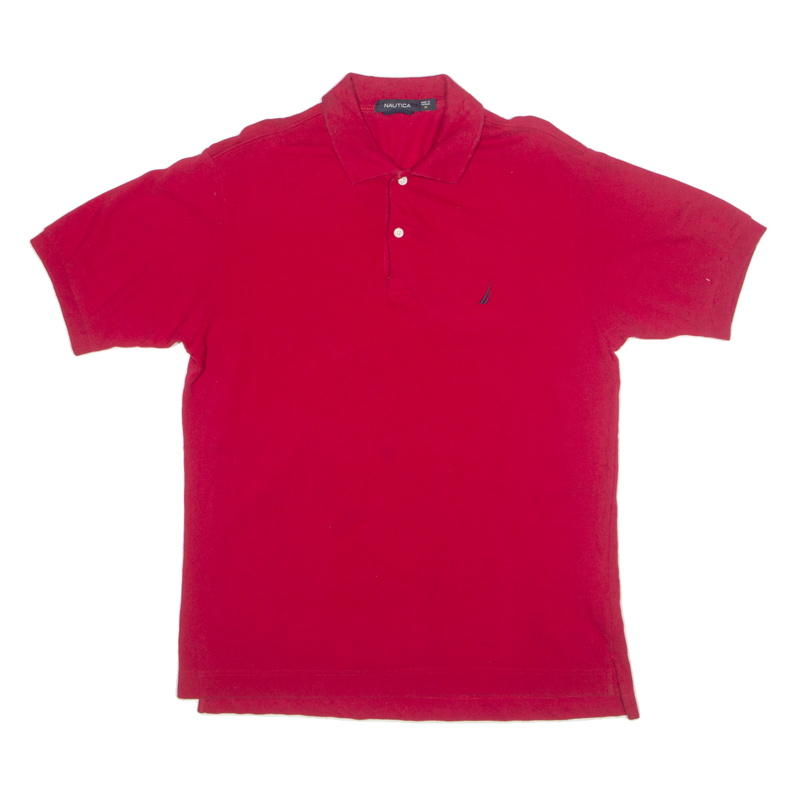 NAUTICA Mens Polo Shirt Red M Refurbished - N/A refurbished available on Cerqular