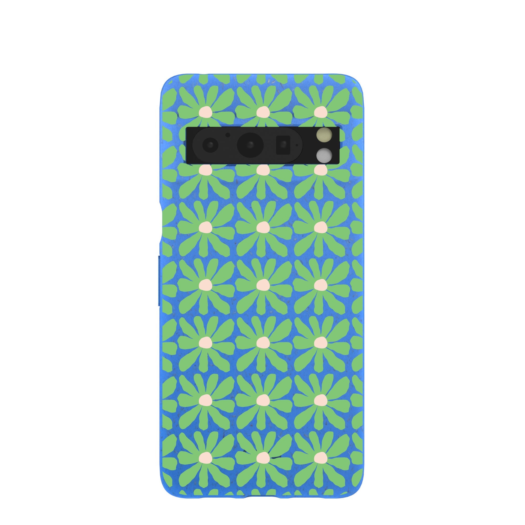 Electric Blue Flower Child Google Pixel 8 Pro Case Refurbished - Pela Case refurbished available on Cerqular