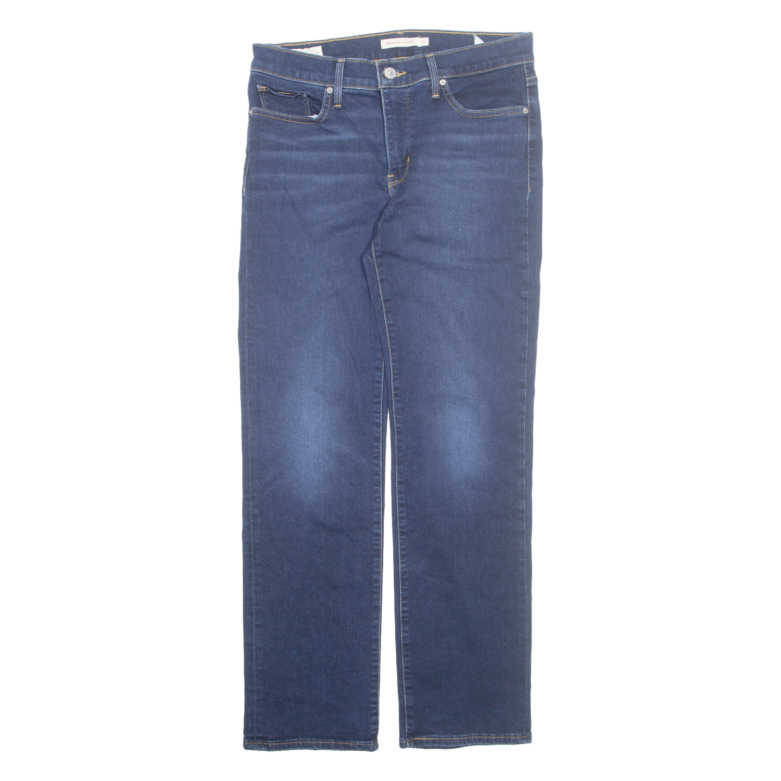 LEVI'S Mens Jeans Blue Regular Straight W30 L32 Refurbished - N/A refurbished available on Cerqular