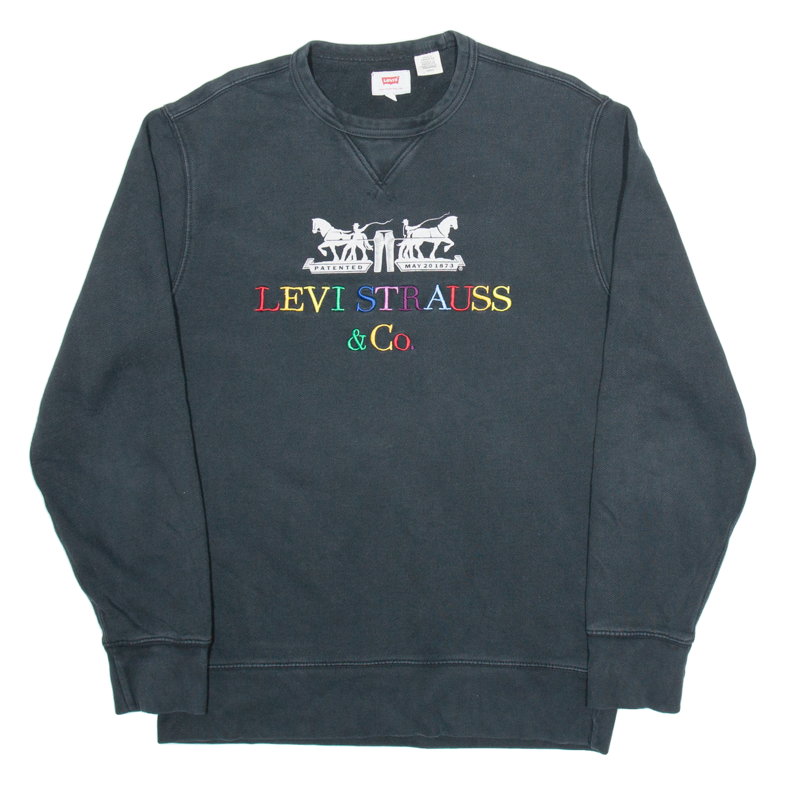 LEVI'S Mens Sweatshirt Black S Refurbished - N/A refurbished available on Cerqular