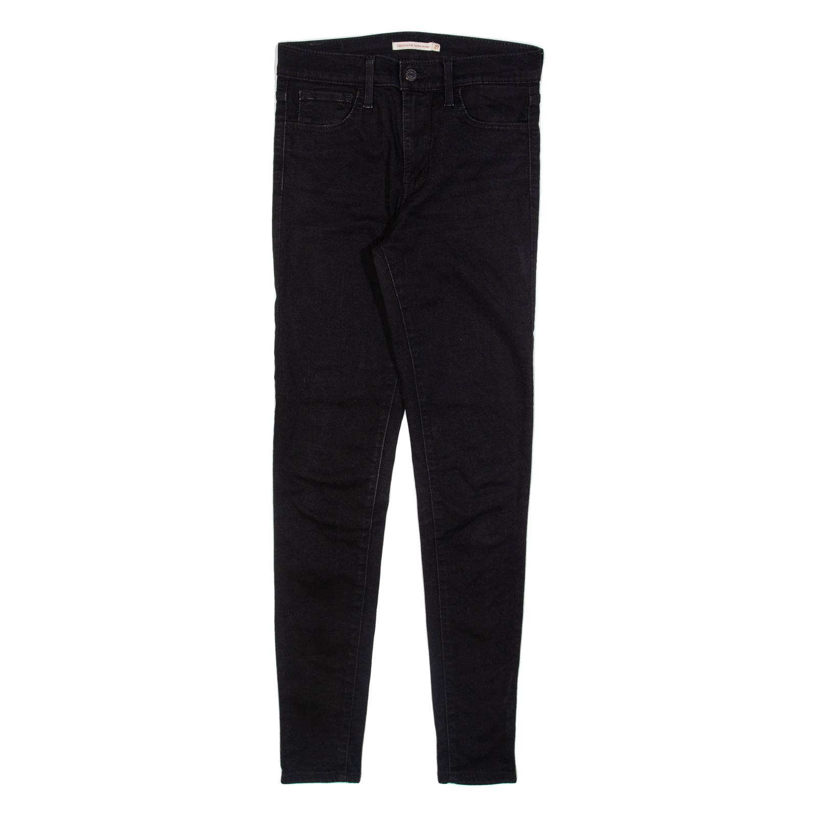 LEVI'S 720 Womens Jeans Black Slim Skinny W27 L32 Refurbished - N/A refurbished available on Cerqular