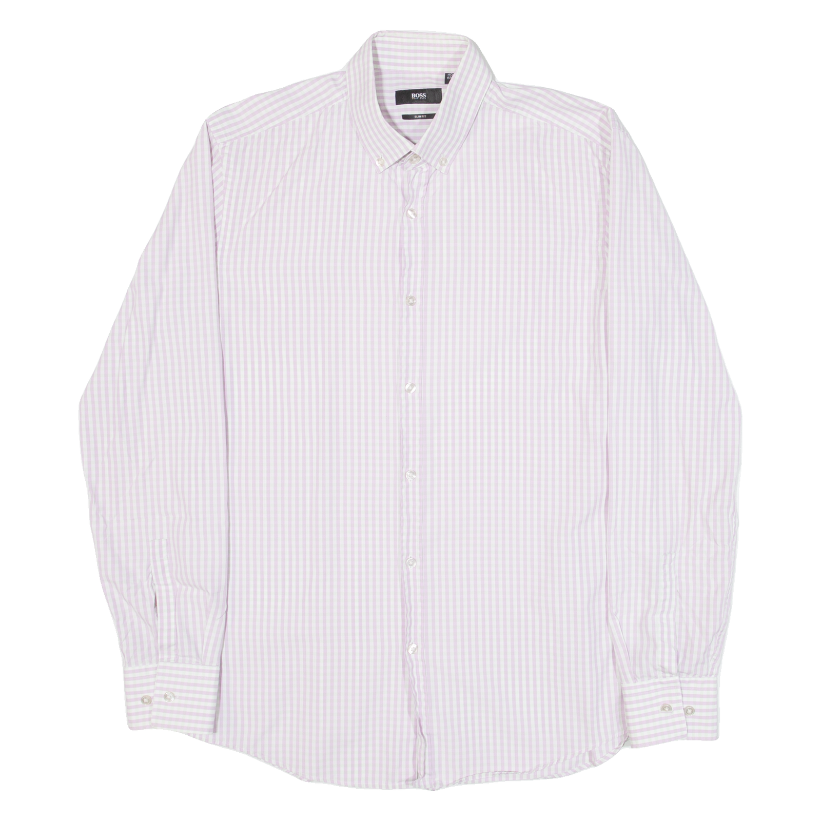 Buy HUGO BOSS Slim Fit Mens Shirt Purple Gingham Long Sleeve M Refurbished - $17.15 HUGO BOSS Slim Fit Mens Shirt Purple Gingham Long Sleeve M Refurbished - N/A refurbished available on Cerqular