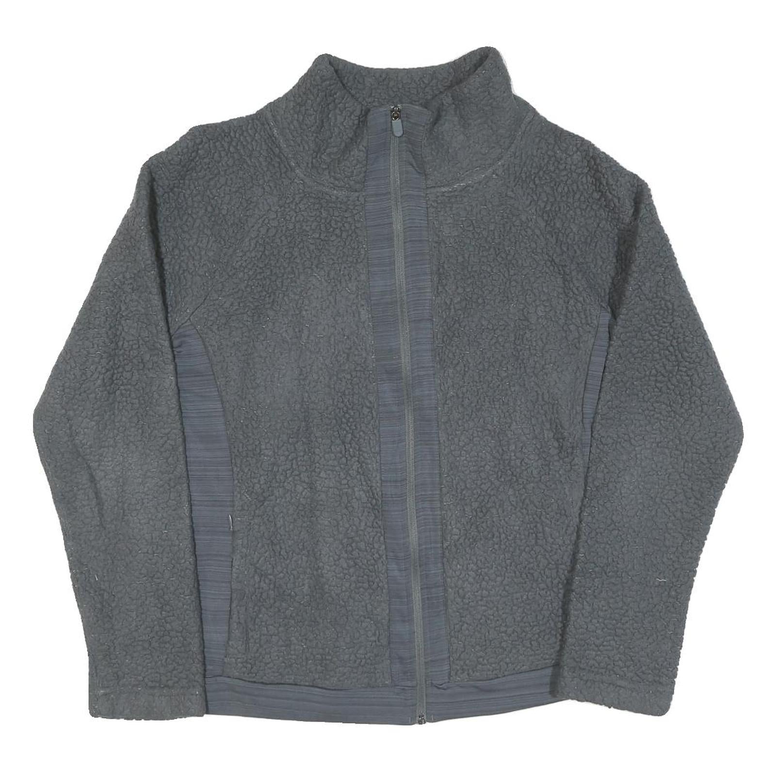 FILA Womens Grey Jacket XL Cotton Blend Plain Zip Casual Sportswear Refurbished - N/A refurbished available on Cerqular