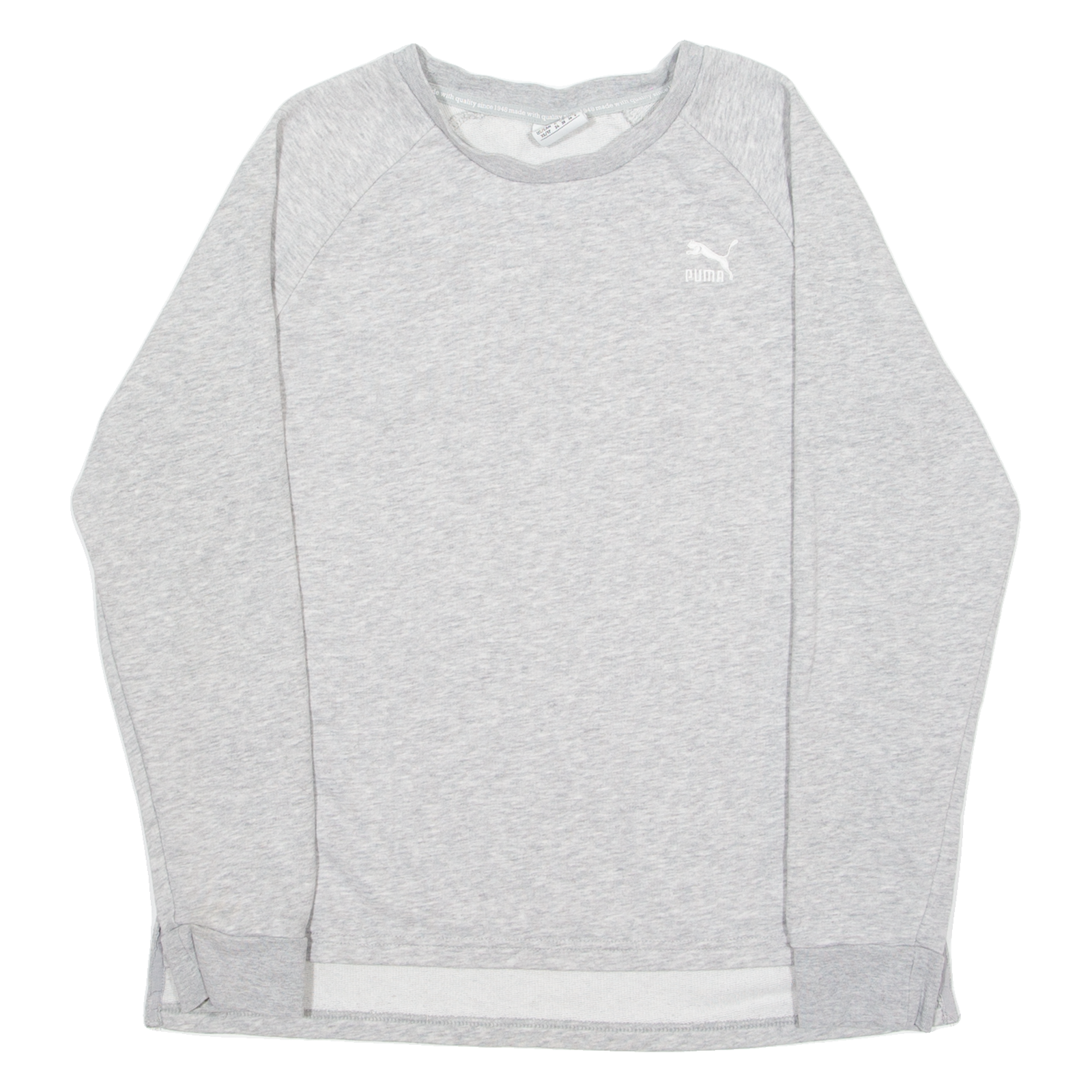 PUMA Womens Sweatshirt Grey XS Refurbished - N/A refurbished available on Cerqular