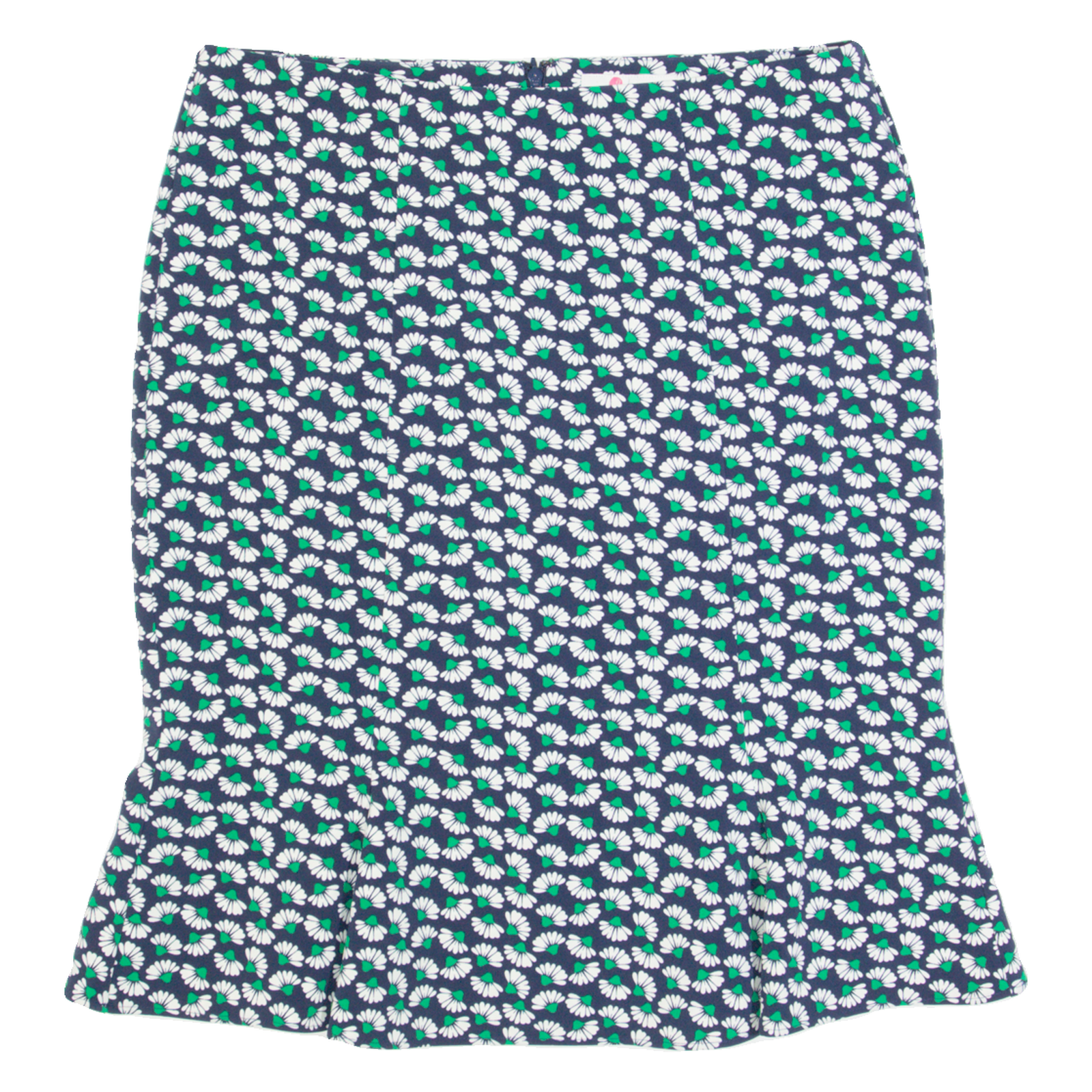 BODEN Womens Trumpet Skirt Blue Knee Length Floral UK 14 Refurbished - N/A refurbished available on Cerqular