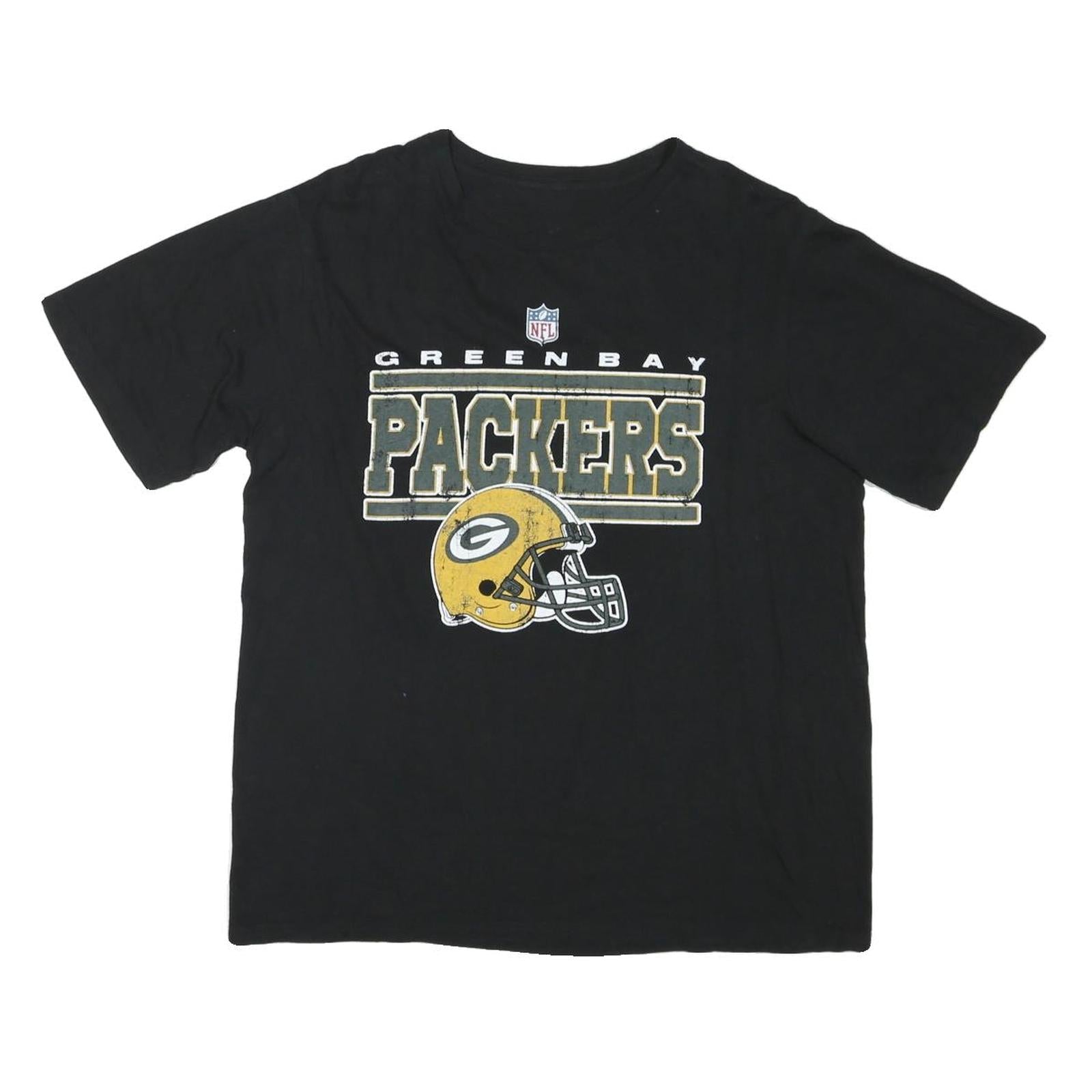 Buy NFL Mens Black Green Bay Packers Graphic T-Shirt M Short Sleeve Crew Neck Refurbished - $32.49 NFL Mens Black Green Bay Packers Graphic T-Shirt M Short Sleeve Crew Neck Refurbished - N/A refurbished available on Cerqular