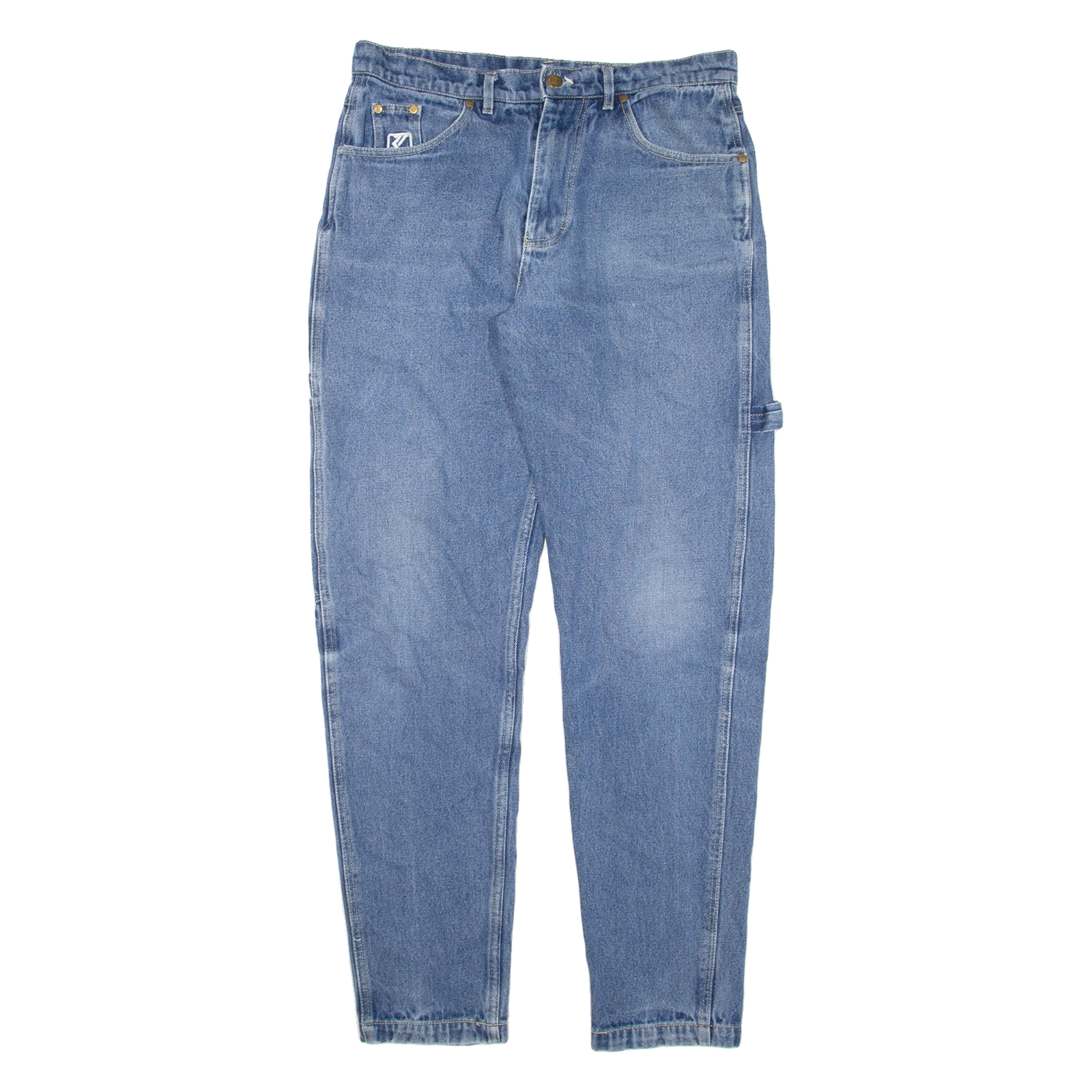 KARL KANI Carpenter Womens Jeans Blue Regular Tapered W30 L30 Refurbished - N/A refurbished available on Cerqular