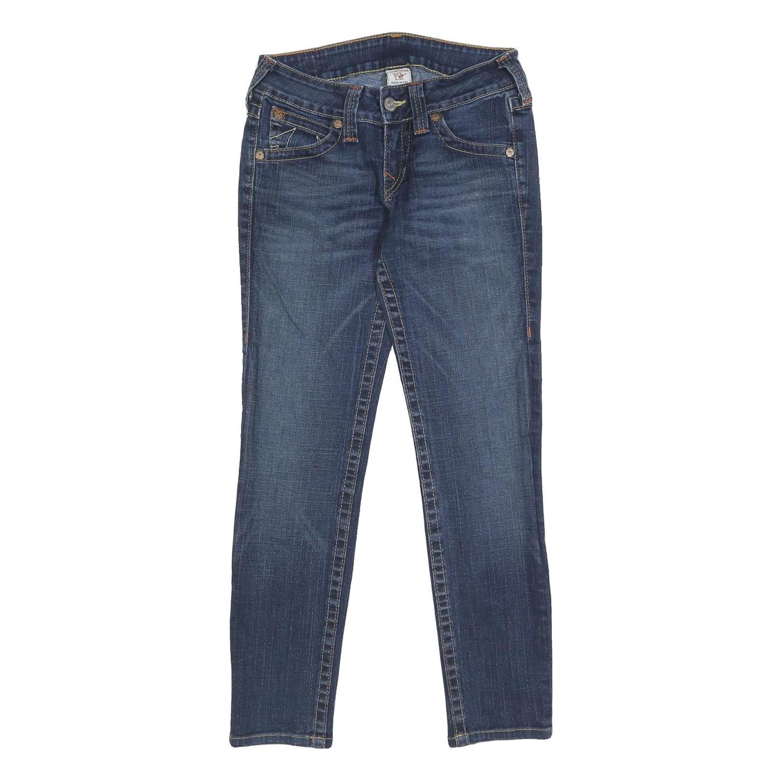 TRUE RELIGION Womens Slim Slim Jeans Denim Dark W28 L28 Stylish Pocket Refurbished - N/A refurbished available on Cerqular