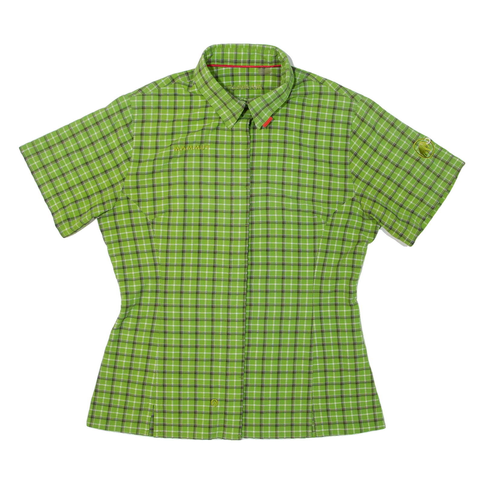 MAMMUT Womens Shirt Green Check S Refurbished - N/A refurbished available on Cerqular