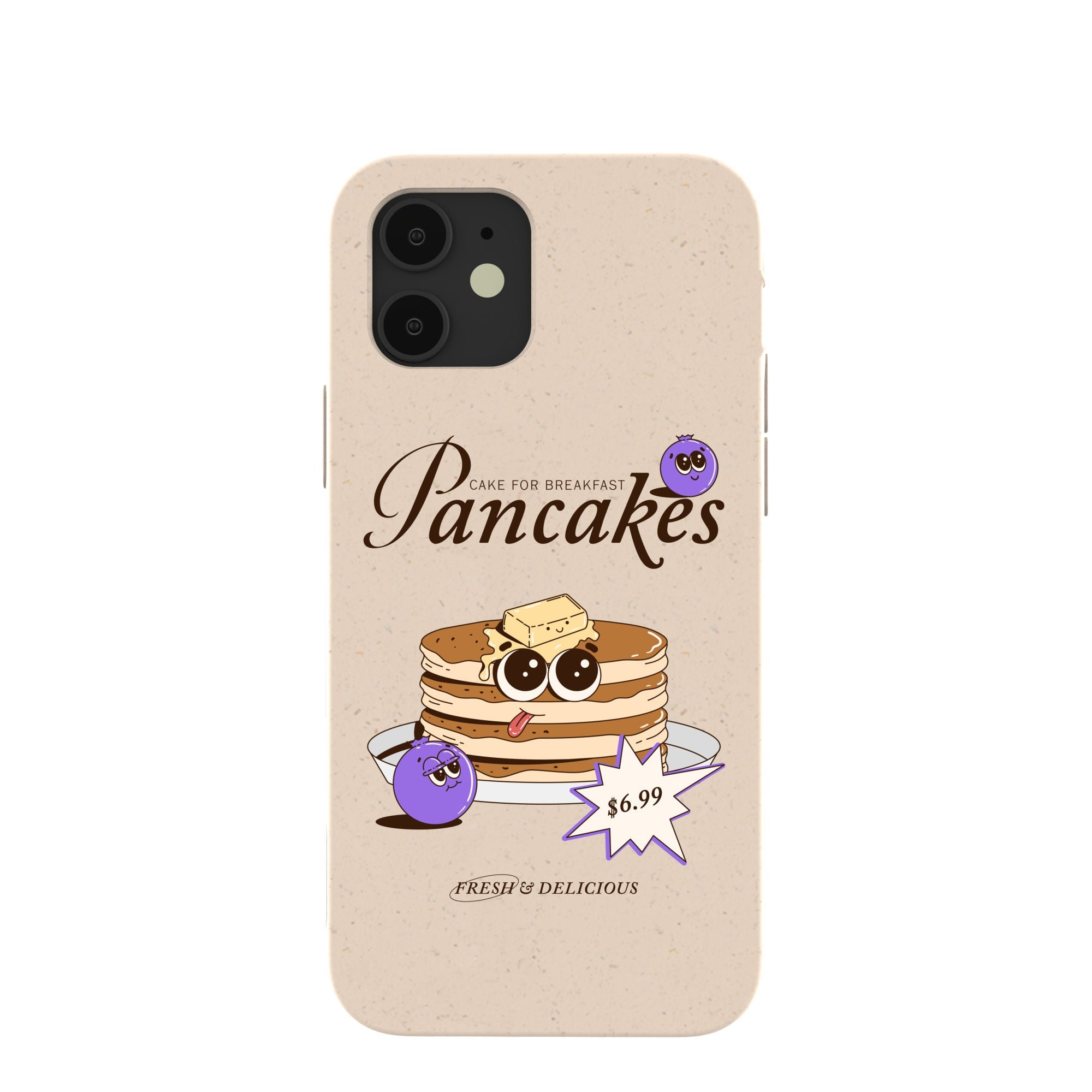 Seashell Pancake Time iPhone 12/ iPhone 12 Pro Case Refurbished - Pela Case refurbished available on Cerqular
