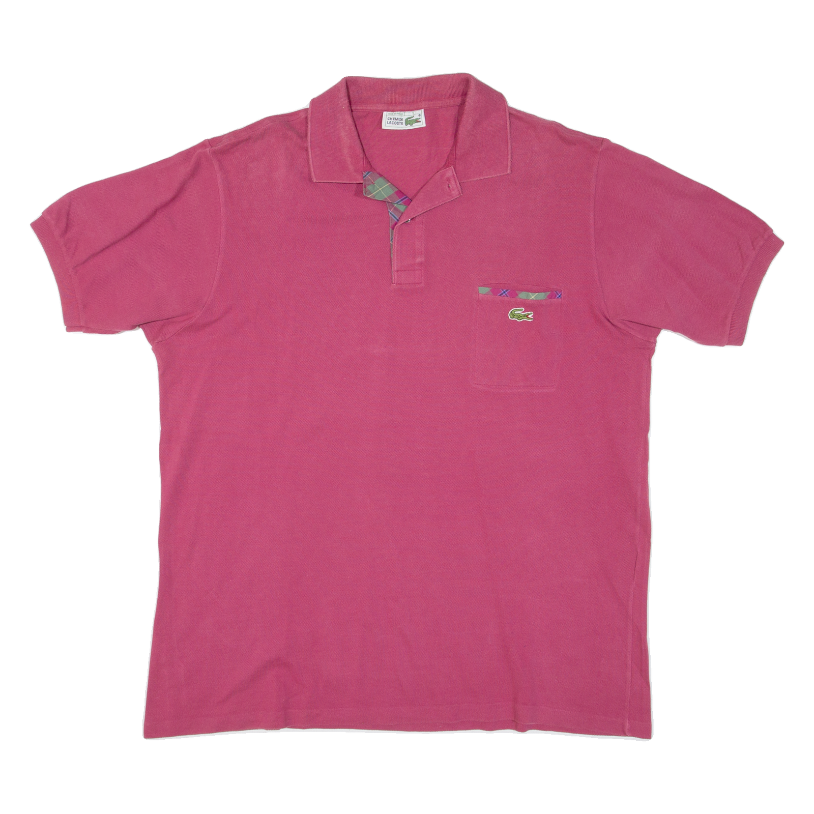 LACOSTE Mens Polo Shirt Pink XL Refurbished - N/A refurbished available on Cerqular
