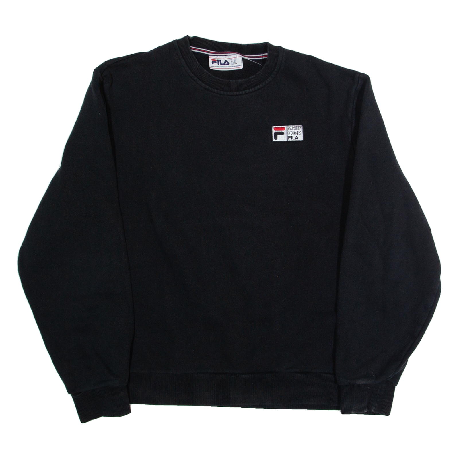 FILA Mens Sweatshirt Black M Refurbished - N/A refurbished available on Cerqular
