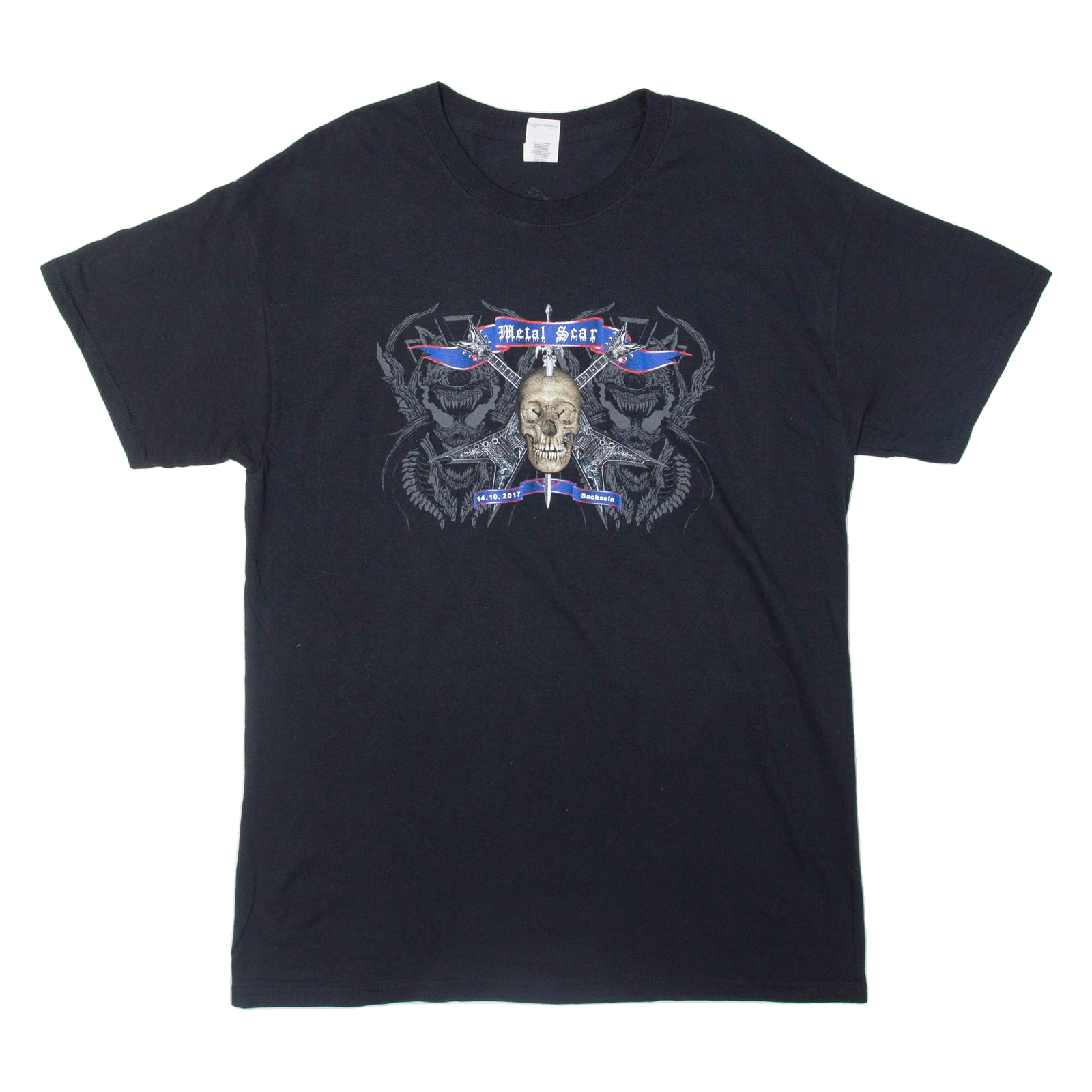 Buy GILDAN Metal Scar Mens Band T-Shirt Black L Refurbished - $15.59 GILDAN Metal Scar Mens Band T-Shirt Black L Refurbished - N/A refurbished available on Cerqular