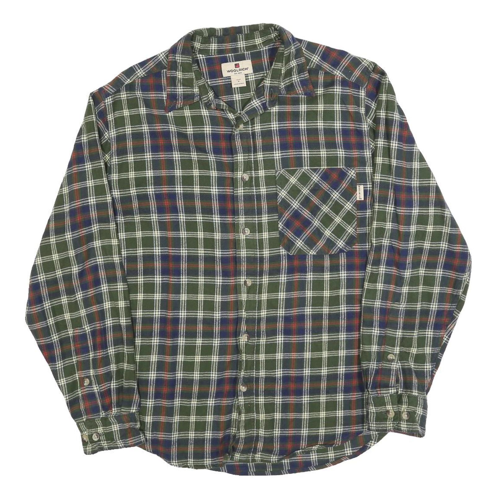 Buy WOOLRICH Mens Green & Blue Check Shirt M Classic Plaid Pattern Long Sleeve Refurbished - $57.19 WOOLRICH Mens Green & Blue Check Shirt M Classic Plaid Pattern Long Sleeve Refurbished - N/A refurbished available on Cerqular