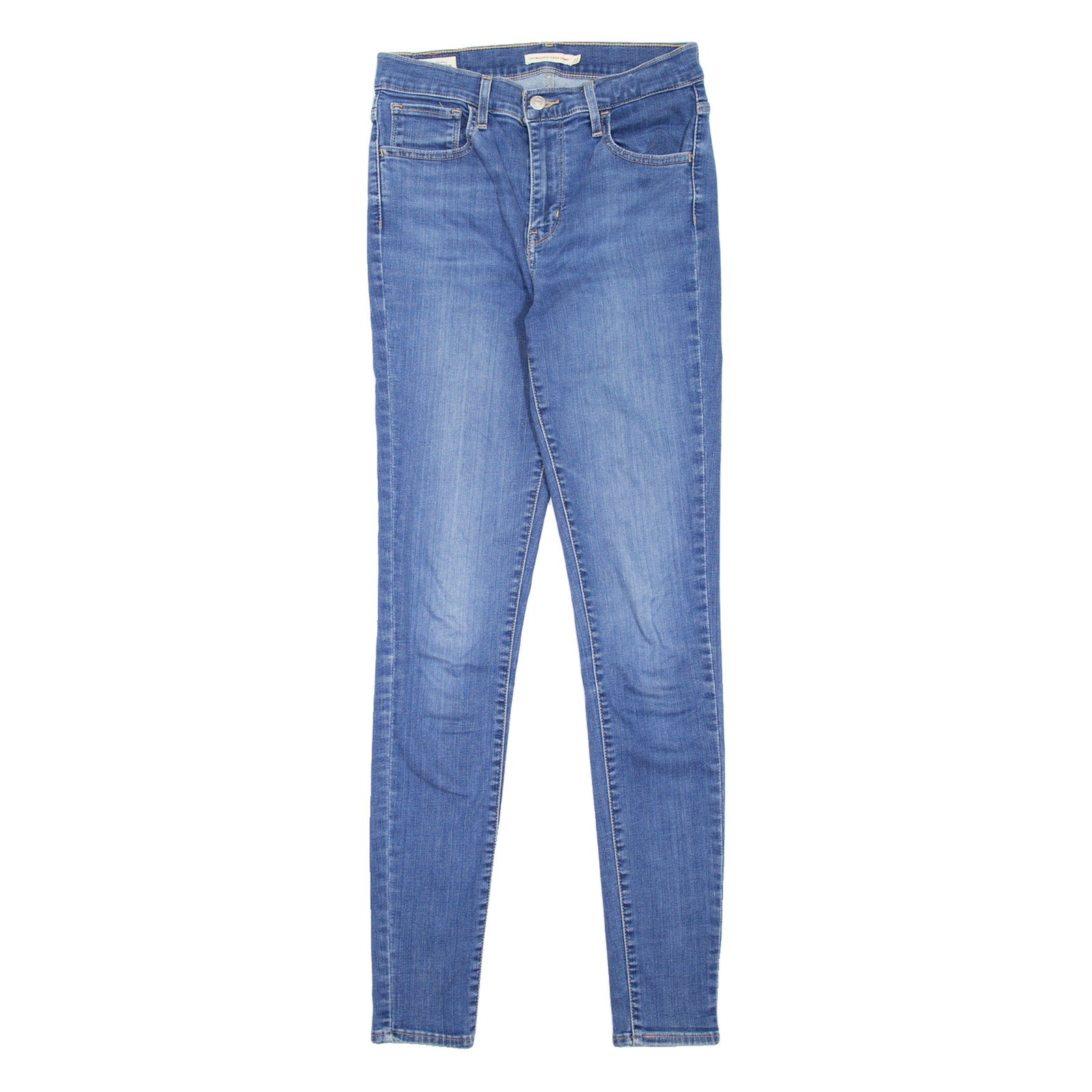 LEVI'S 720 High Rise BIG E Womens Jeans Blue Slim Skinny Stone Wash W27 L32 Refurbished - N/A refurbished available on Cerqular