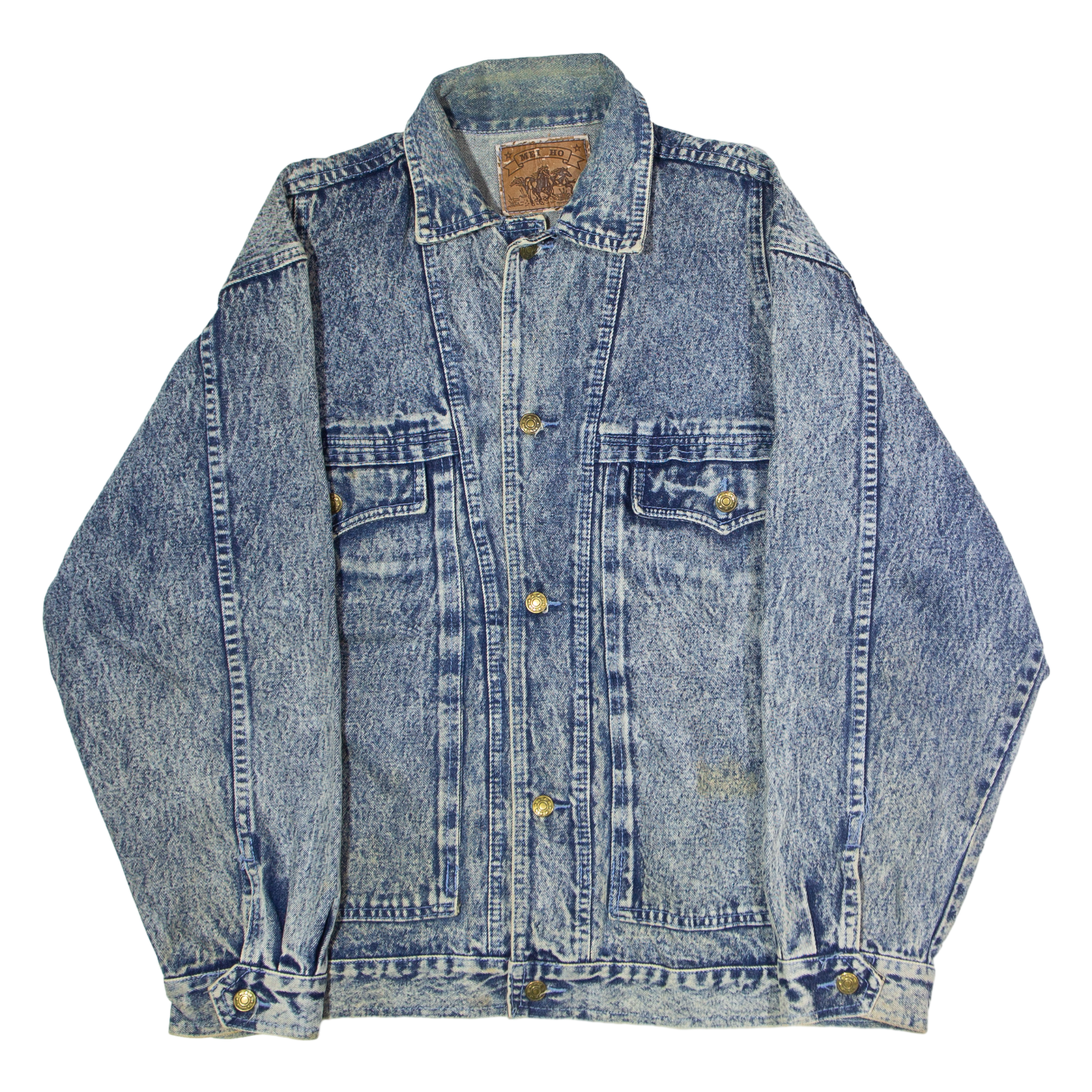 Buy MEI HO Mens Denim Jacket Blue 90s L Refurbished - $37.69 MEI HO Mens Denim Jacket Blue 90s L Refurbished - N/A refurbished available on Cerqular