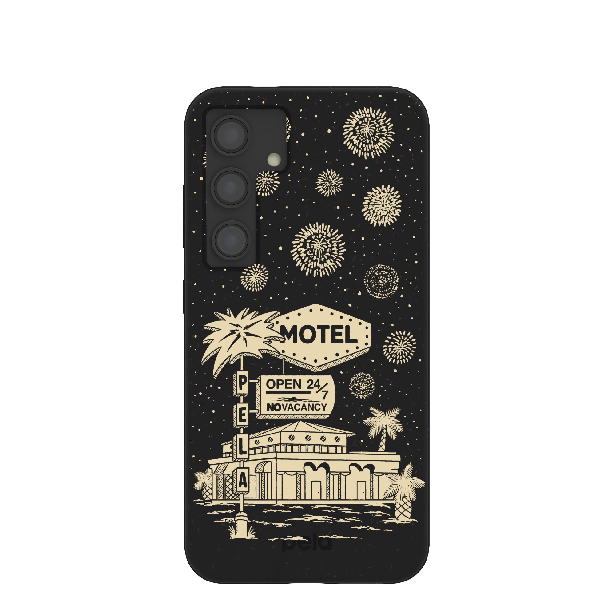 Black Motel Pela Samsung Galaxy S24 Case Refurbished - Pela Case refurbished available on Cerqular
