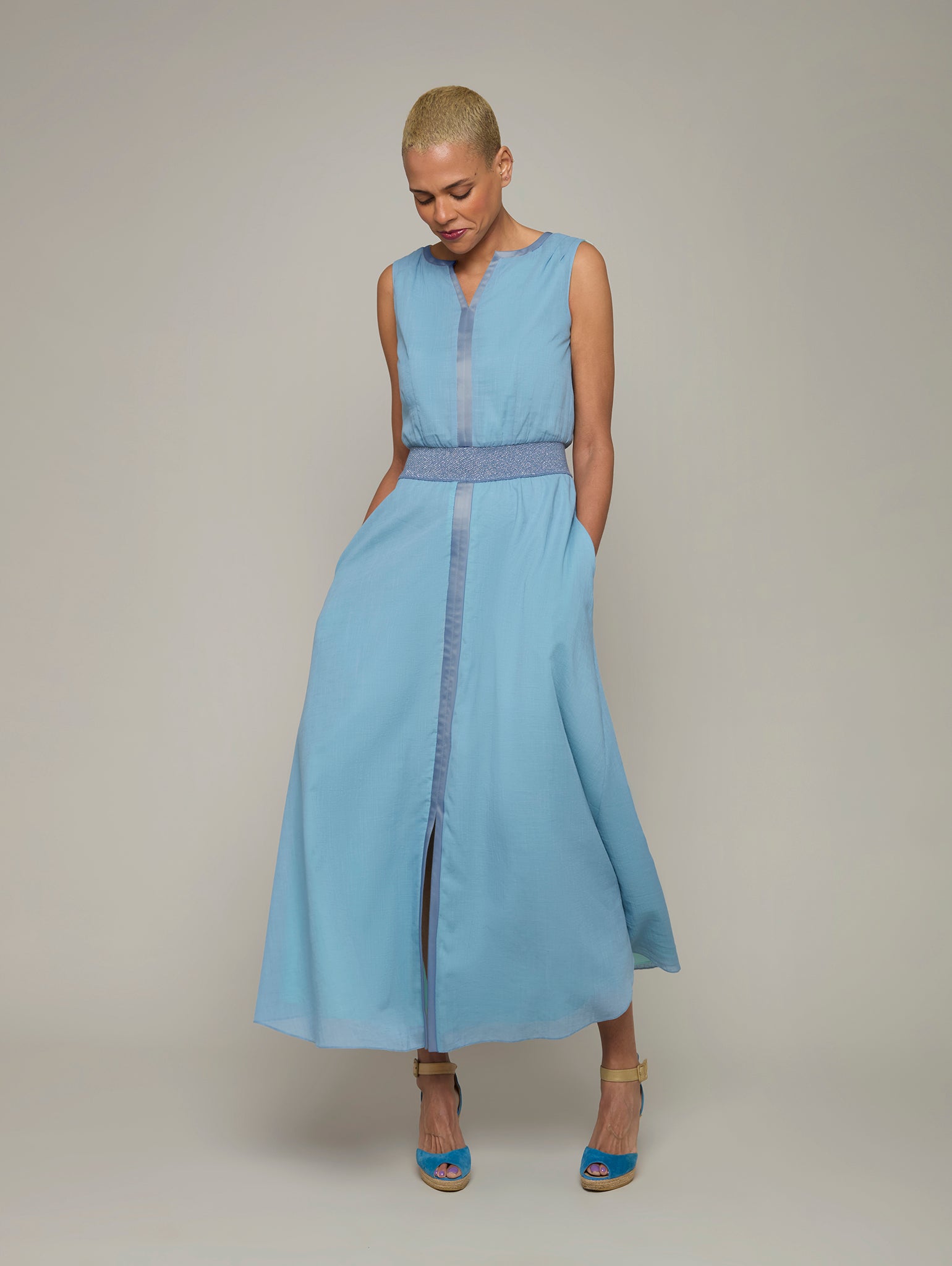 Buy WILLOW | Cotton-Linen Maxi Dress | Color: Pale Denim | Size: XL Refurbished - $226.59 WILLOW | Cotton-Linen Maxi Dress | Color: Pale Denim | Size: XL Refurbished - N/A refurbished available on Cerqular