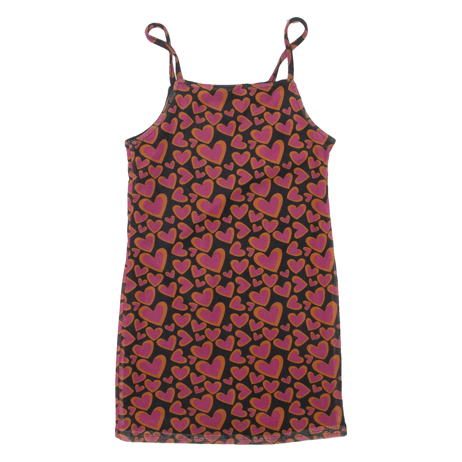Heart Print Womens Camisole Vest Pink Sleeveless XS Refurbished - N/A refurbished available on Cerqular