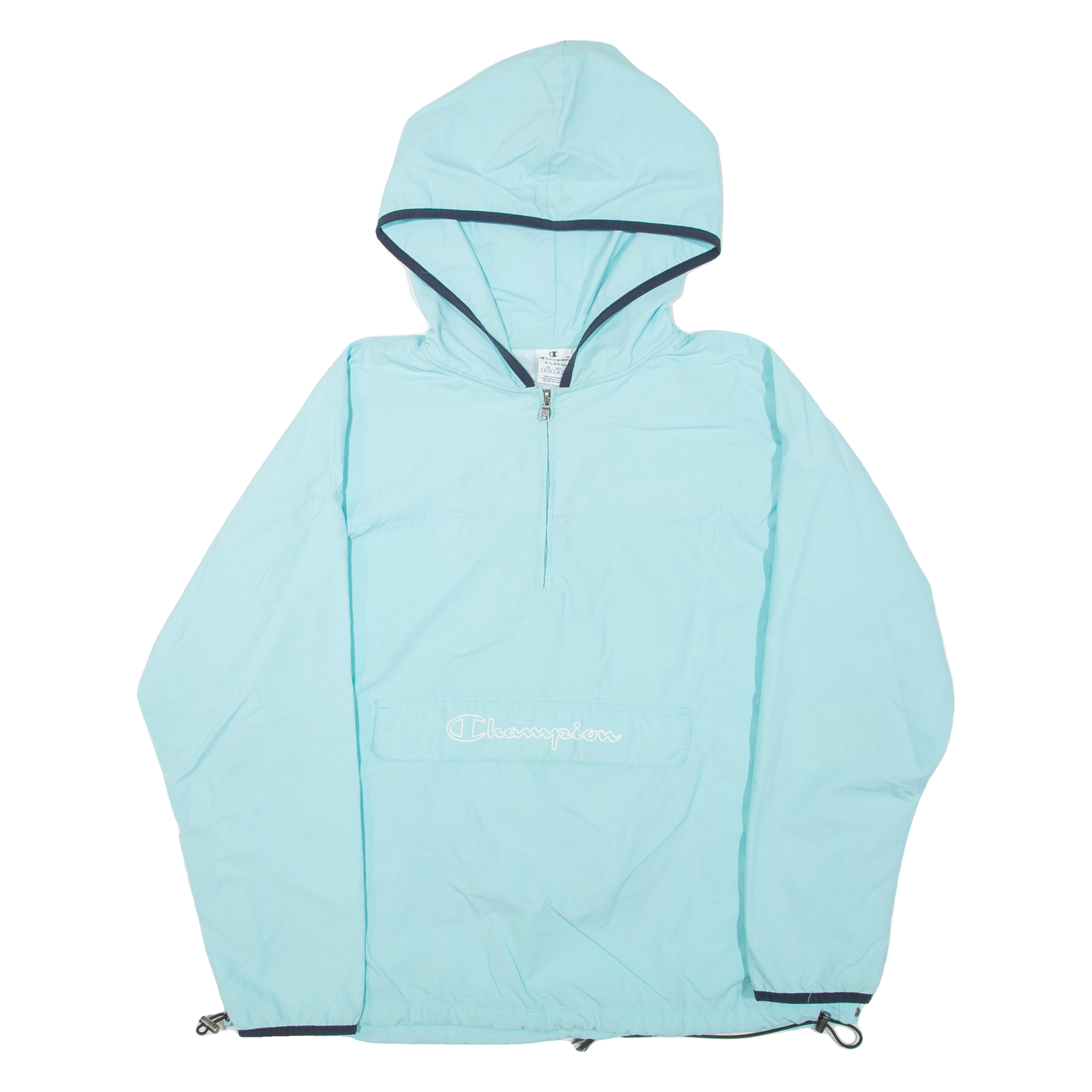 CHAMPION Mens Anorak Jacket Blue Hooded XL Refurbished - N/A refurbished available on Cerqular