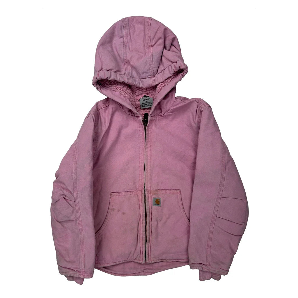 Buy Age 6 Carhartt Jacket - XS Pink Cotton Refurbished - $46.89 Age 6 Carhartt Jacket - XS Pink Cotton Refurbished - Thrifted (note: this is a term often used to describe second- refurbished available on Cerqular