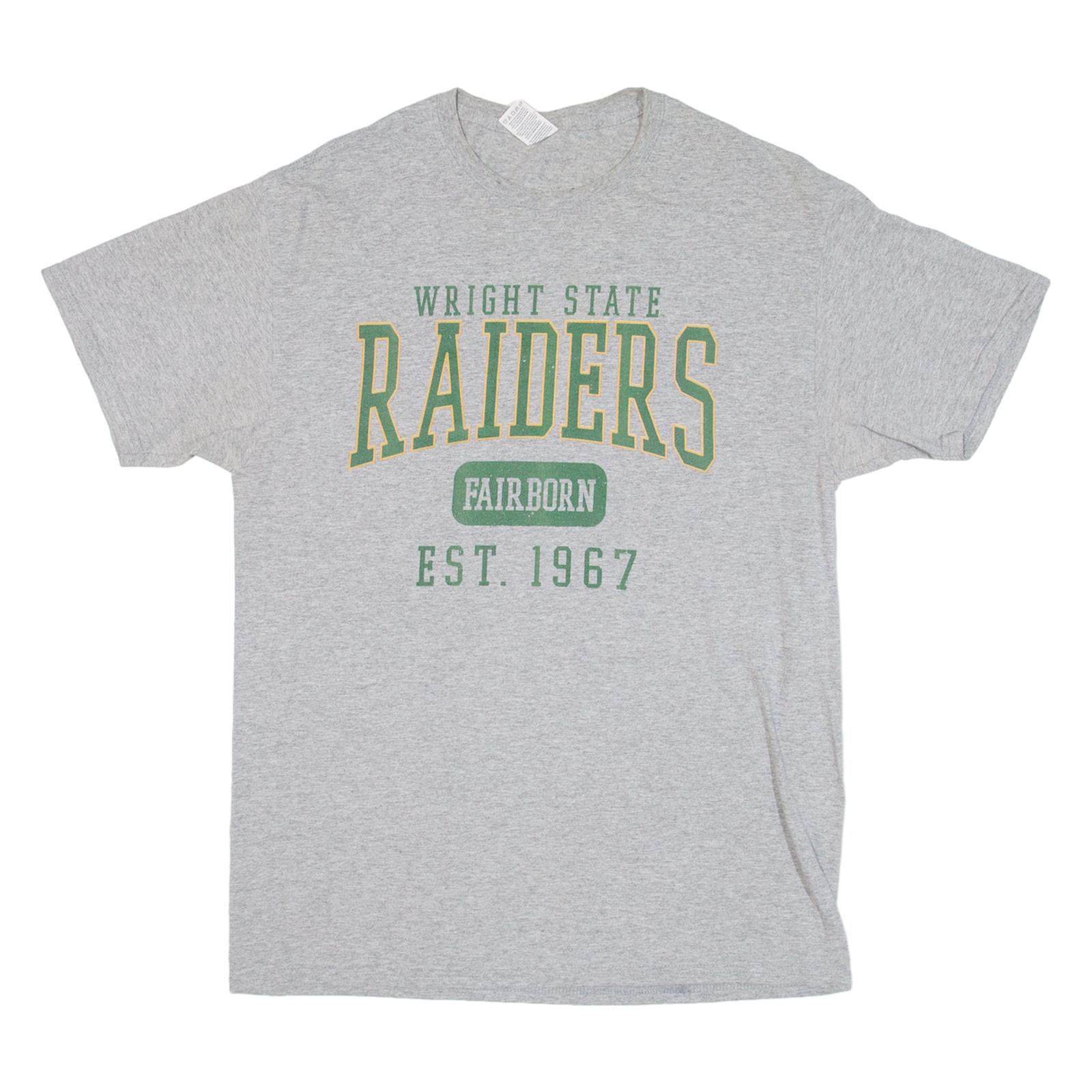 Wright State Raiders Mens T-Shirt Grey USA M Refurbished - N/A refurbished available on Cerqular