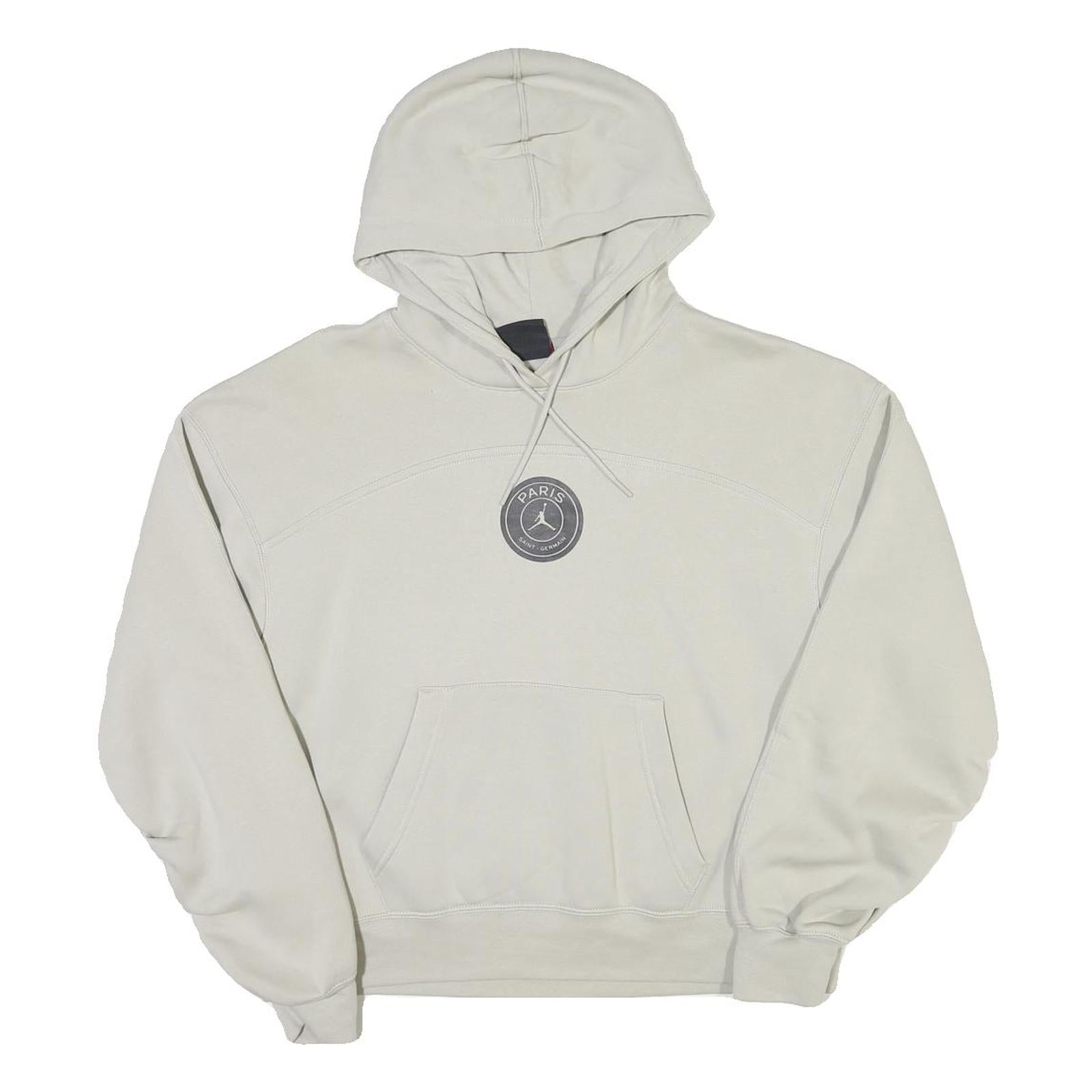 NIKE Womens White Paris Round Logo Pullover Hoodie XS Casual Sweatshirt Refurbished - N/A refurbished available on Cerqular