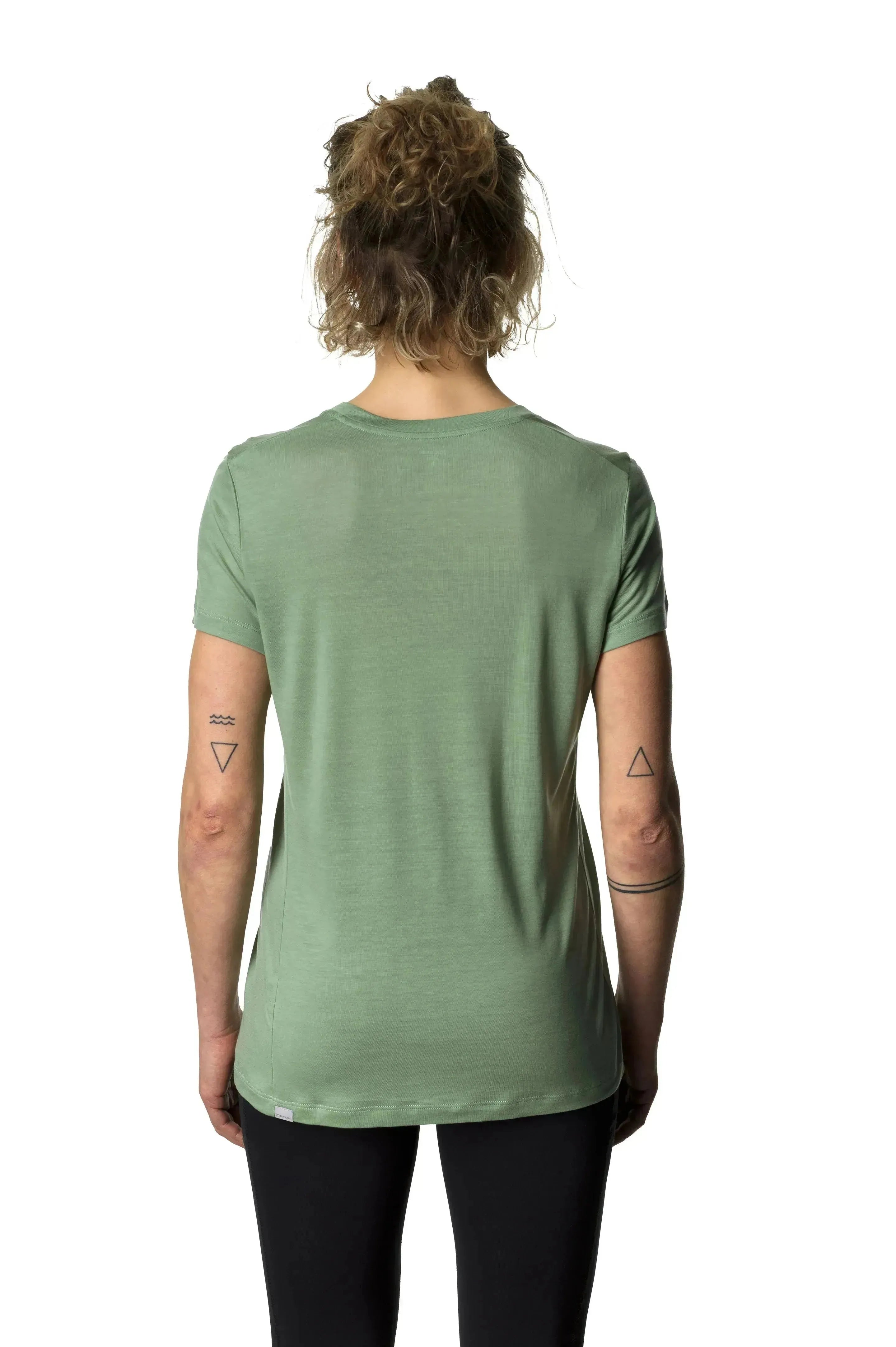 W's Tree Tee | Color: Ginkgo Green | Size: S Refurbished - Houdini Sportswear refurbished available on Cerqular