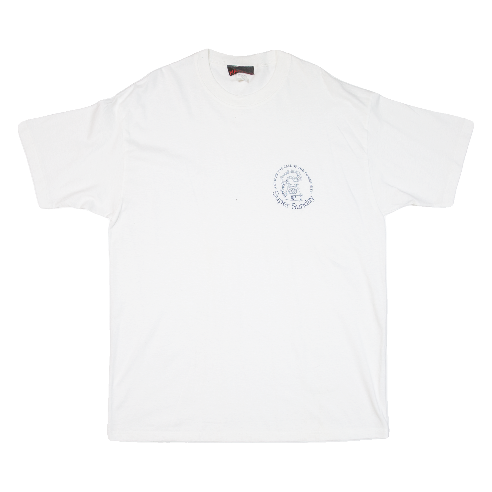MARIKA Super Sunday Mens T-Shirt White ONE SIZE Refurbished - N/A refurbished available on Cerqular