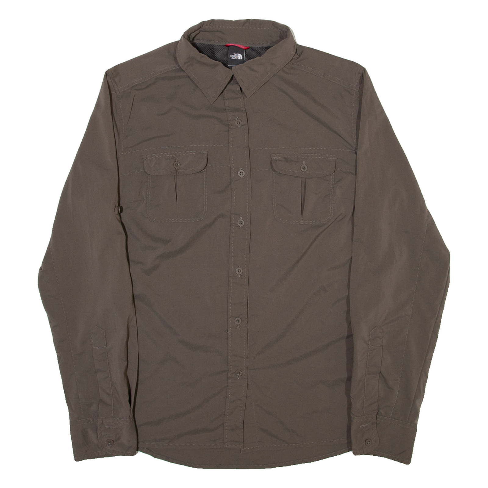 THE NORTH FACE Womens Plain Shirt Grey Long Sleeve M Refurbished - N/A refurbished available on Cerqular