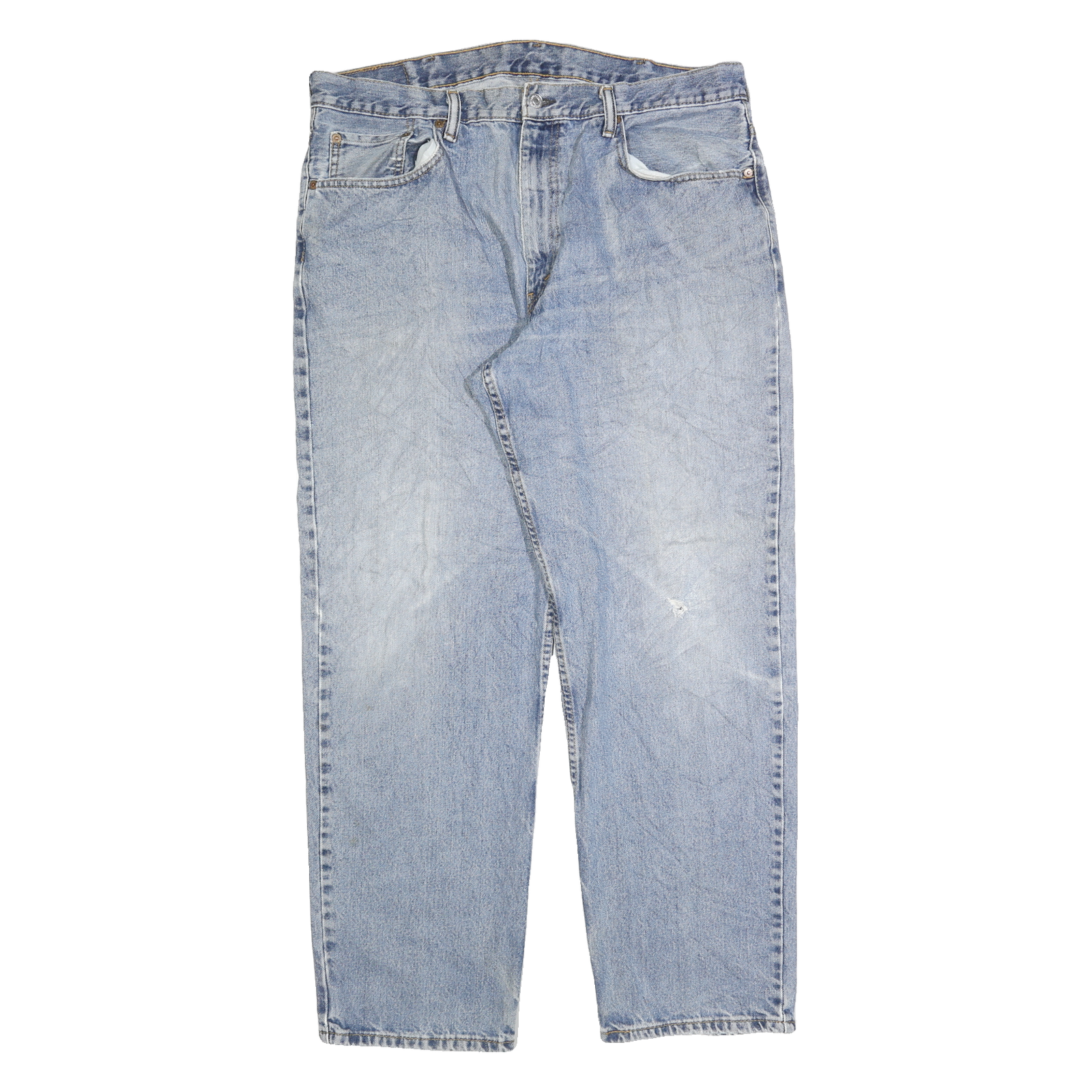 LEVI'S 550 Straight Mens Jeans Blue Relaxed Straight Denim Medium W38 L32 Refurbished - N/A refurbished available on Cerqular