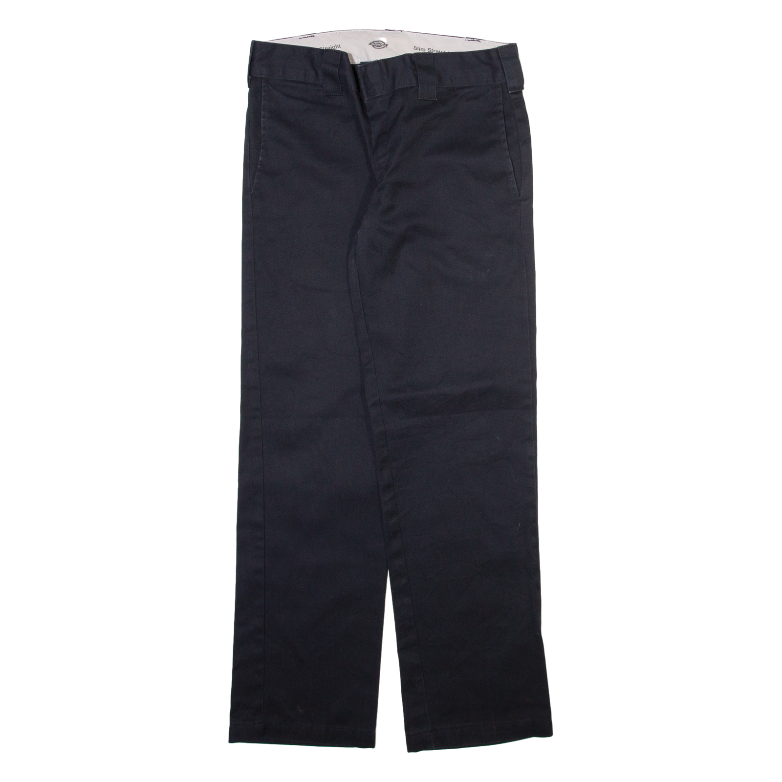 DICKIES Mens Trousers Black Slim Straight W30 L32 Refurbished - N/A refurbished available on Cerqular