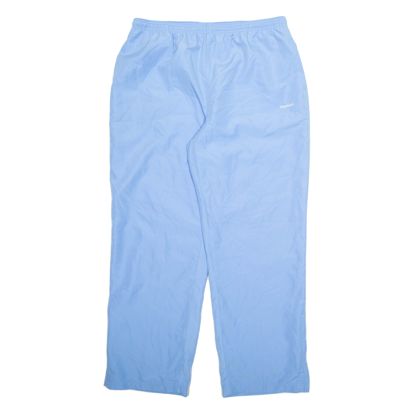 REEBOK Womens Track Pants Blue Straight L W32 L30 Refurbished - N/A refurbished available on Cerqular