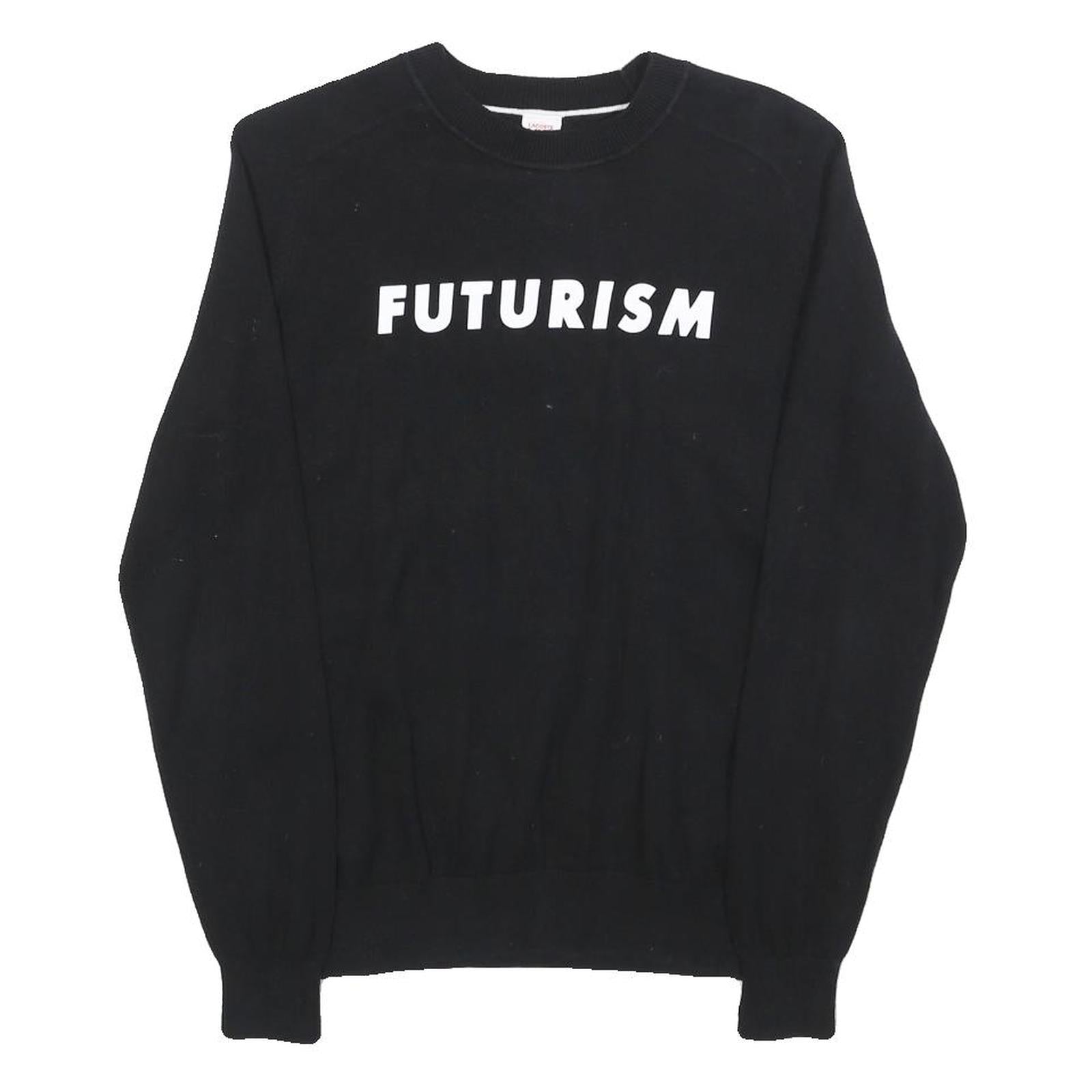 LACOSTE LIVE Womens Black Plain Crew Neck Basic Knit Jumper M Statement Print Refurbished - N/A refurbished available on Cerqular