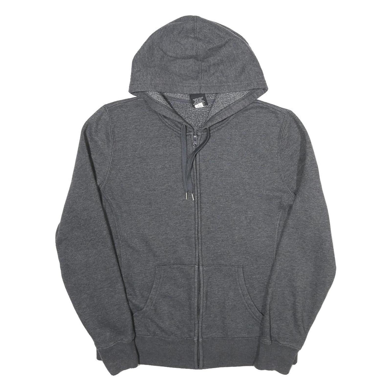 REEBOK Mens Grey ¼ Zip Hoodie M Cotton Blend Casual Zipped Sweatshirt Refurbished - N/A refurbished available on Cerqular