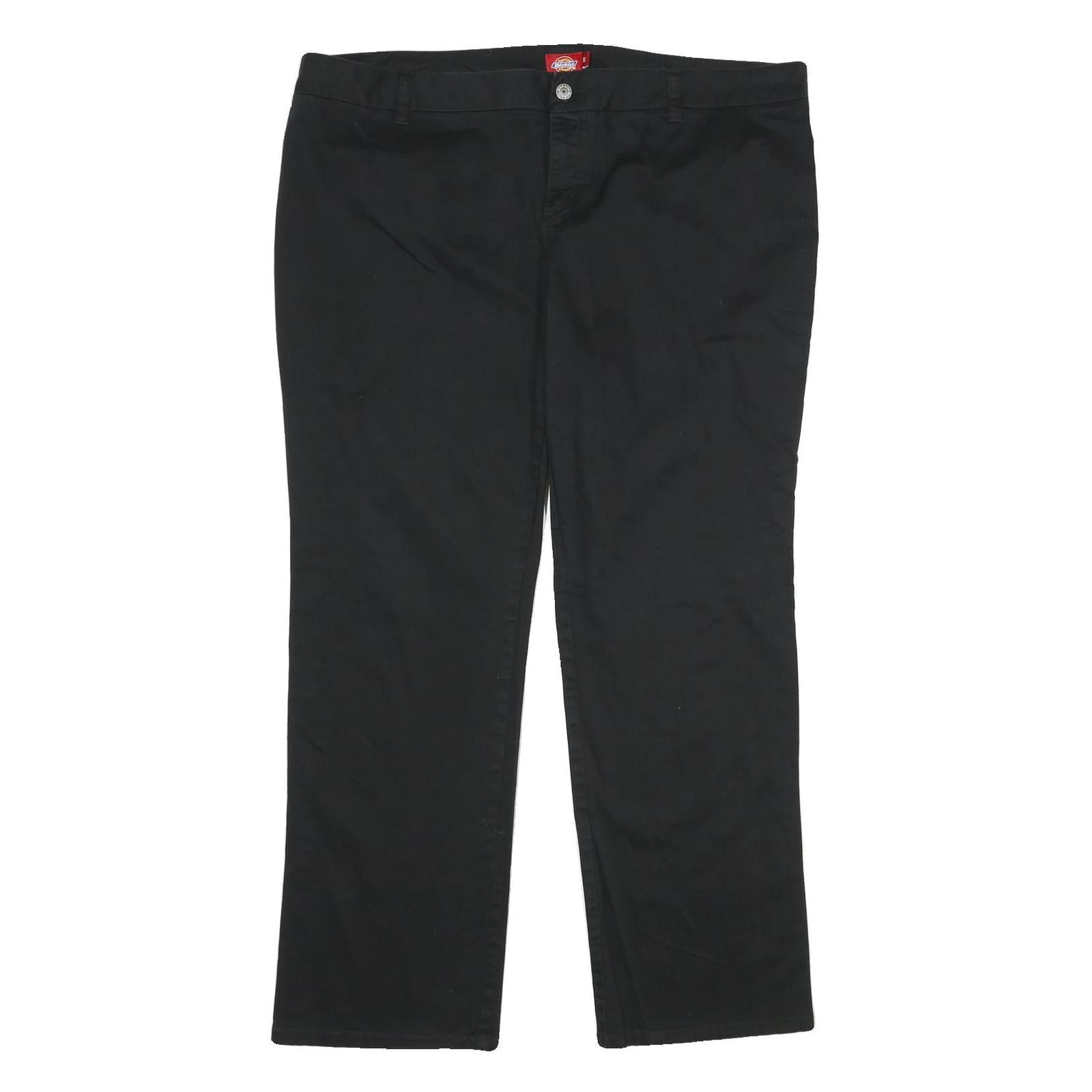 Buy DICKIES Womens Black Relaxed Straight Trousers W40 L32 Cotton Blend Zip Refurbished - $42.89 DICKIES Womens Black Relaxed Straight Trousers W40 L32 Cotton Blend Zip Refurbished - N/A refurbished available on Cerqular