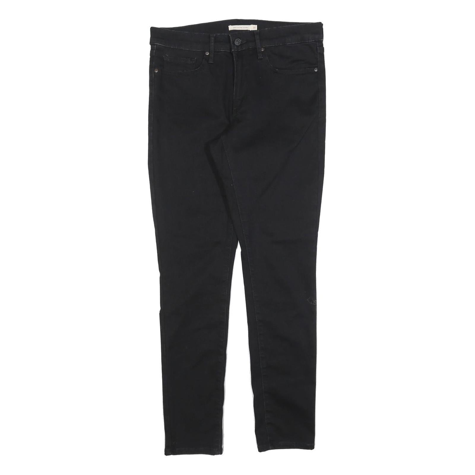LEVI'S Womens Slim Fit Black Slim Jeans Denim W30 L30 311 Zip Closure Refurbished - N/A refurbished available on Cerqular
