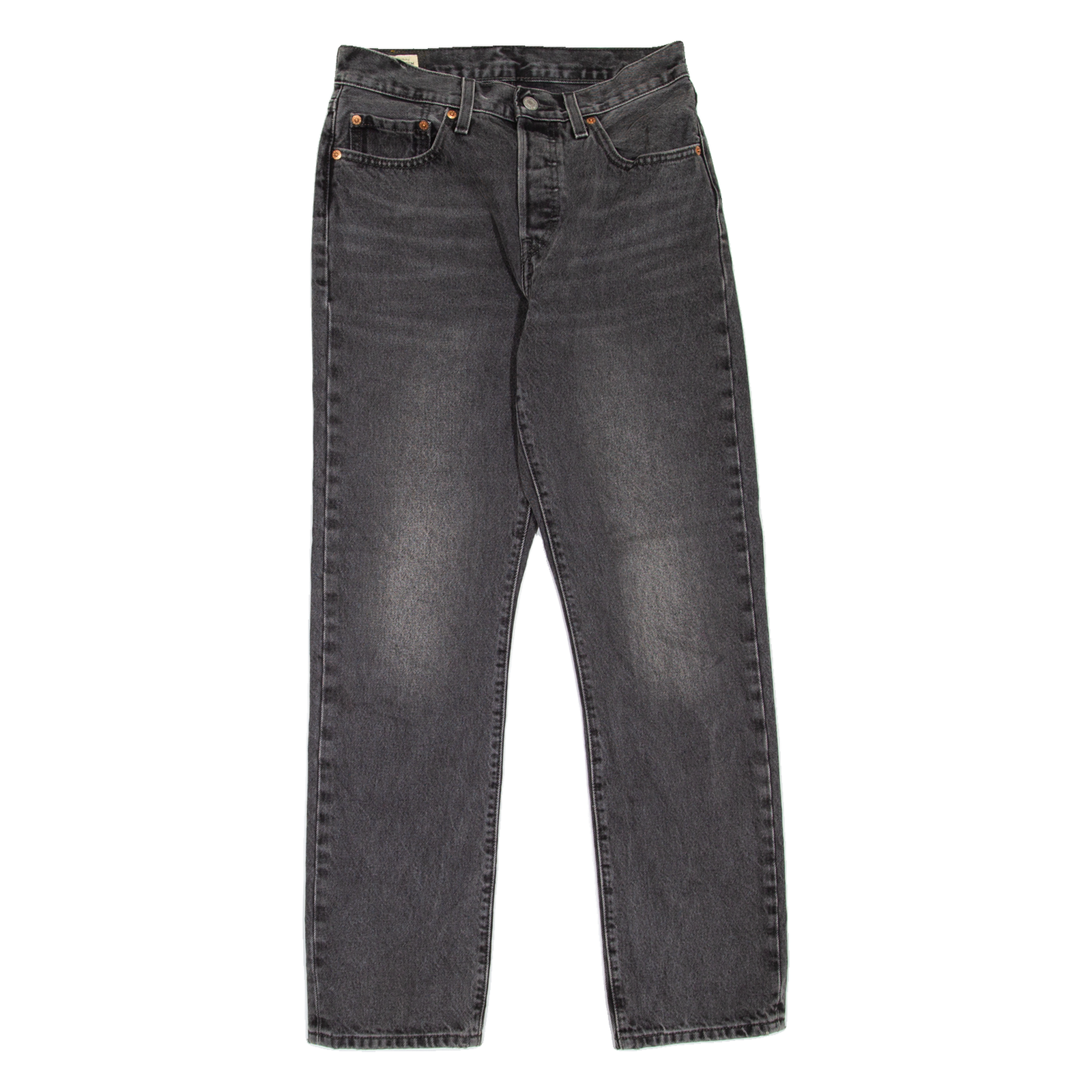 LEVI'S 501 BIG E Jeans Womens Grey Regular Straight Stone Wash W27 L30 Refurbished - N/A refurbished available on Cerqular