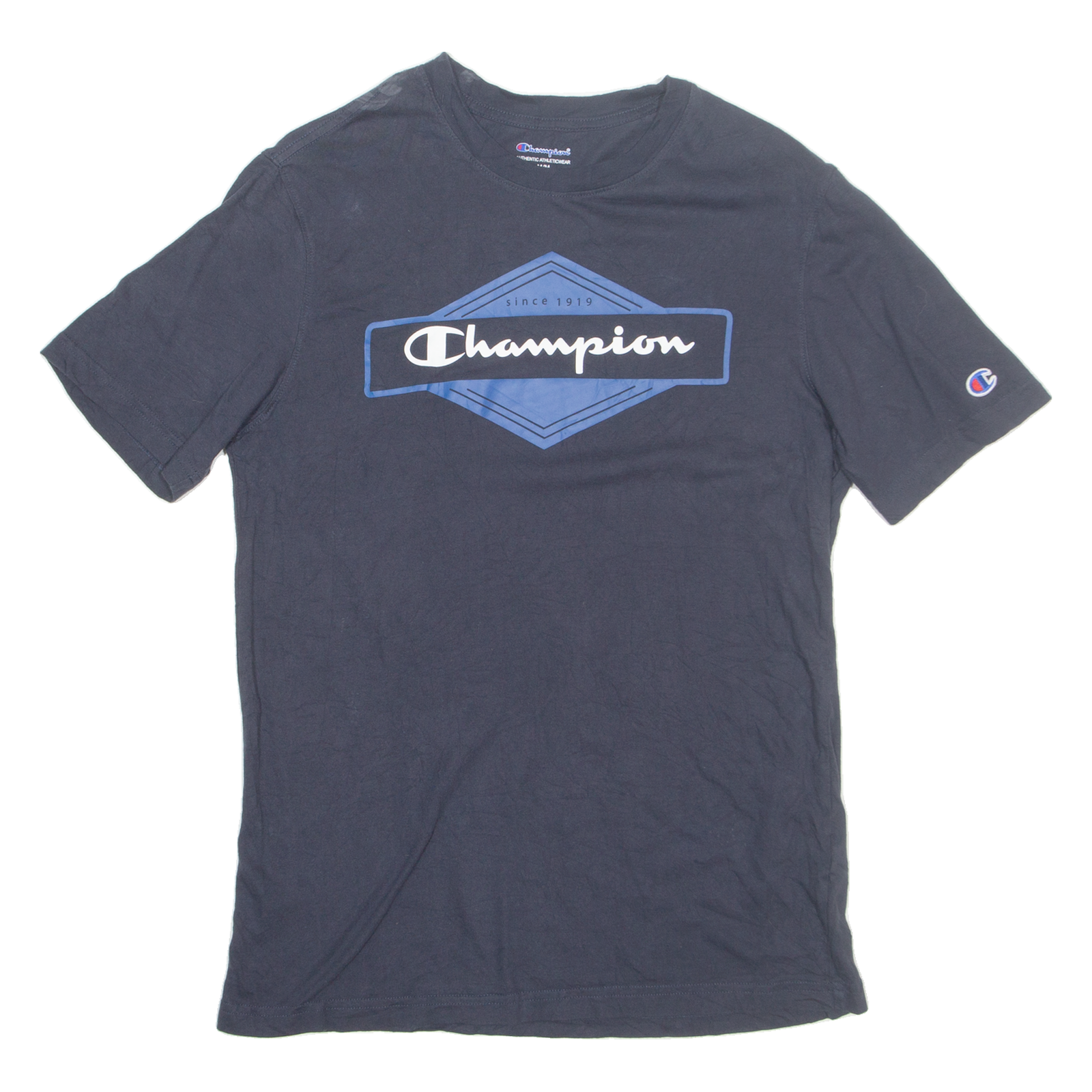 Buy CHAMPION Mens T-Shirt Blue M Refurbished - $15.59 CHAMPION Mens T-Shirt Blue M Refurbished - N/A refurbished available on Cerqular