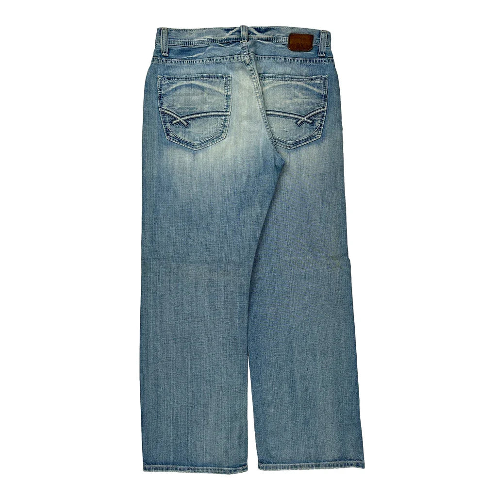 Buy Bke Jeans - 34W 31L Light Wash Denim Refurbished - $87.09 Bke Jeans - 34W 31L Light Wash Denim Refurbished - Thrifted (note: this is a term often used to describe second- refurbished available on Cerqular