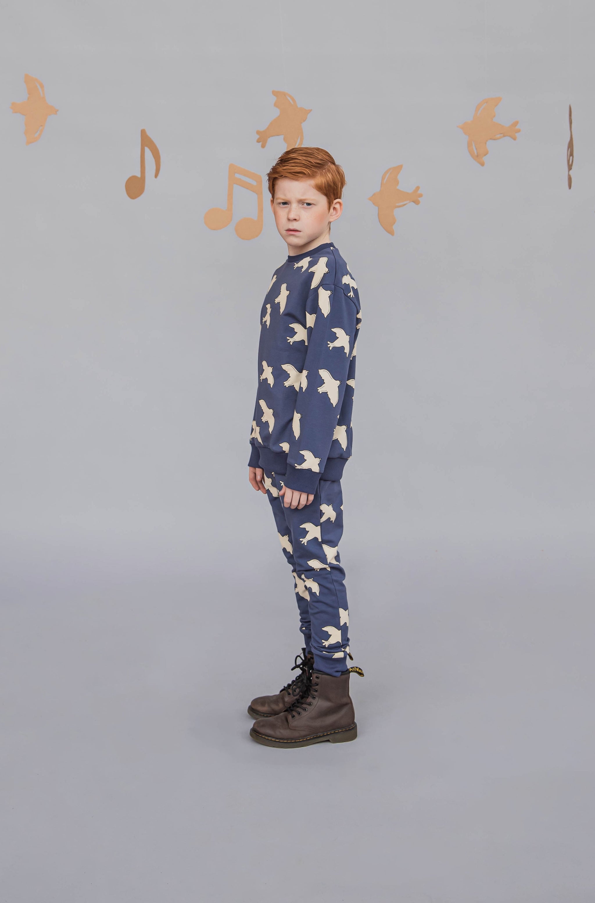 Organic cotton kids jogger's - Bird | Size: 10-12 years Refurbished - N/A (Note: This brand may not be well-known globally refurbished available on Cerqular