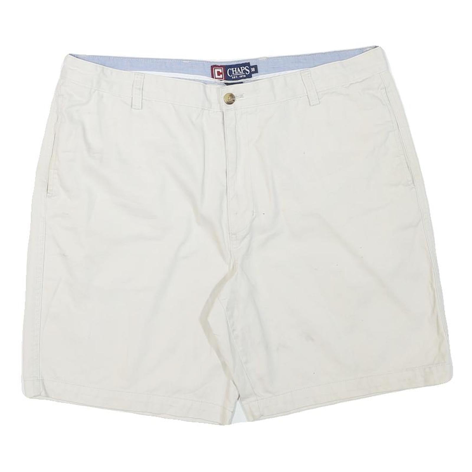 Buy CHAPS Mens White Casual Shorts XL W36 Cotton Blend Classic Fit Summer Refurbished - $19.49 CHAPS Mens White Casual Shorts XL W36 Cotton Blend Classic Fit Summer Refurbished - N/A refurbished available on Cerqular
