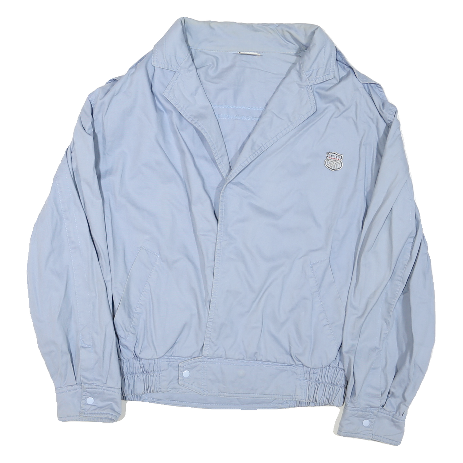 LEVI'S Mens Blue Cotton Button Jacket S Plain Casual Retro Lightweight Refurbished - N/A refurbished available on Cerqular