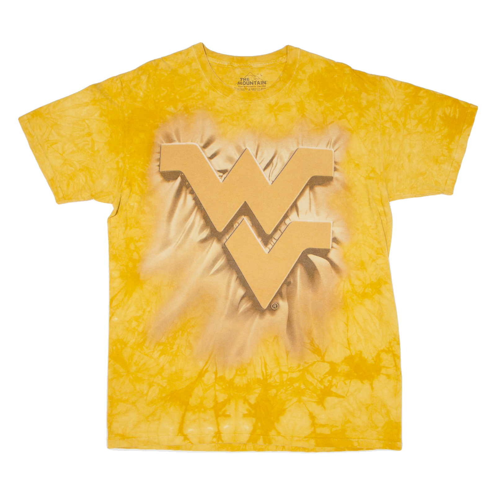 Buy THE MOUNTAIN West Virginia University Mens Tie Dye T-Shirt Yellow USA L Refurbished - $28.59 THE MOUNTAIN West Virginia University Mens Tie Dye T-Shirt Yellow USA L Refurbished - N/A refurbished available on Cerqular