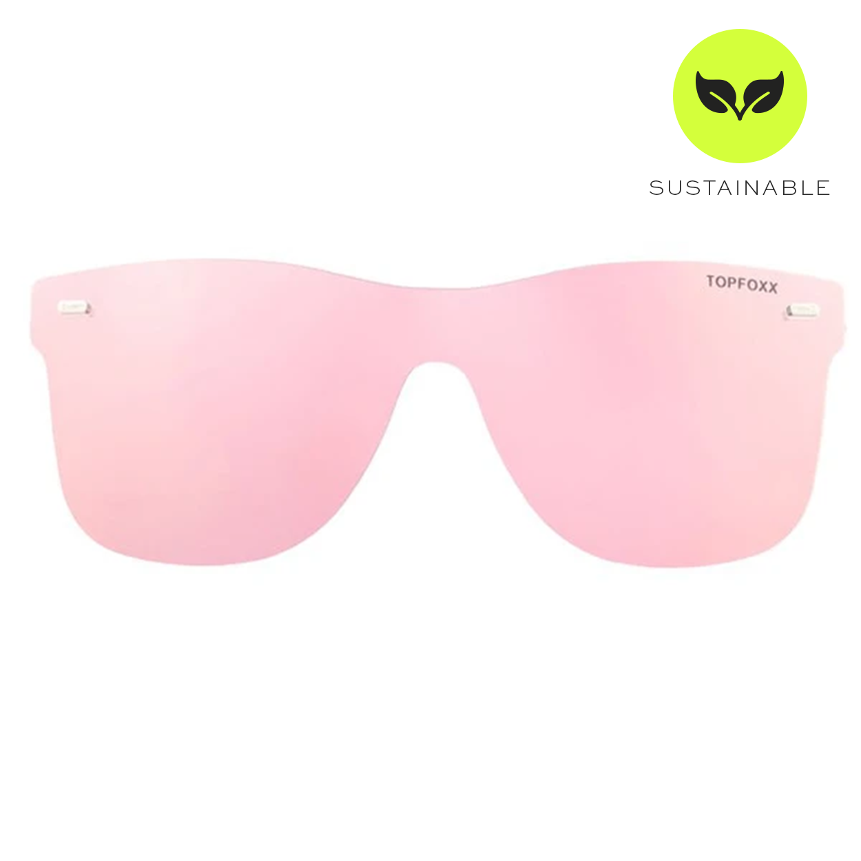 Sustainable Future Wife - Rosegold Square Wayfarer Sunglasses | Color: Rose Gold | Size: OS Refurbished - N/A refurbished available on Cerqular