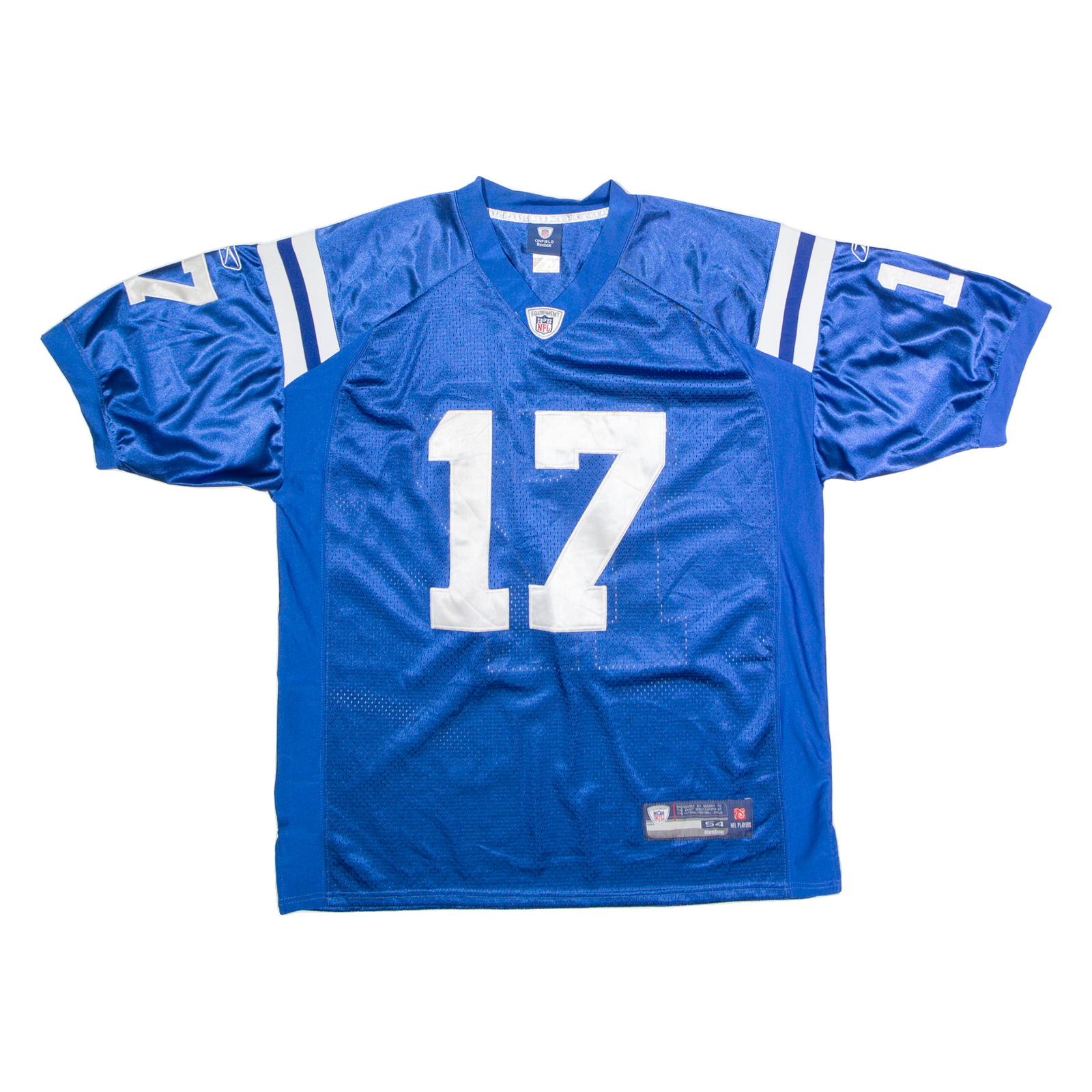 REEBOK Indianapolis Colts Home #17 Collie Mens Jersey Blue USA V-Neck 2XL Refurbished - N/A refurbished available on Cerqular