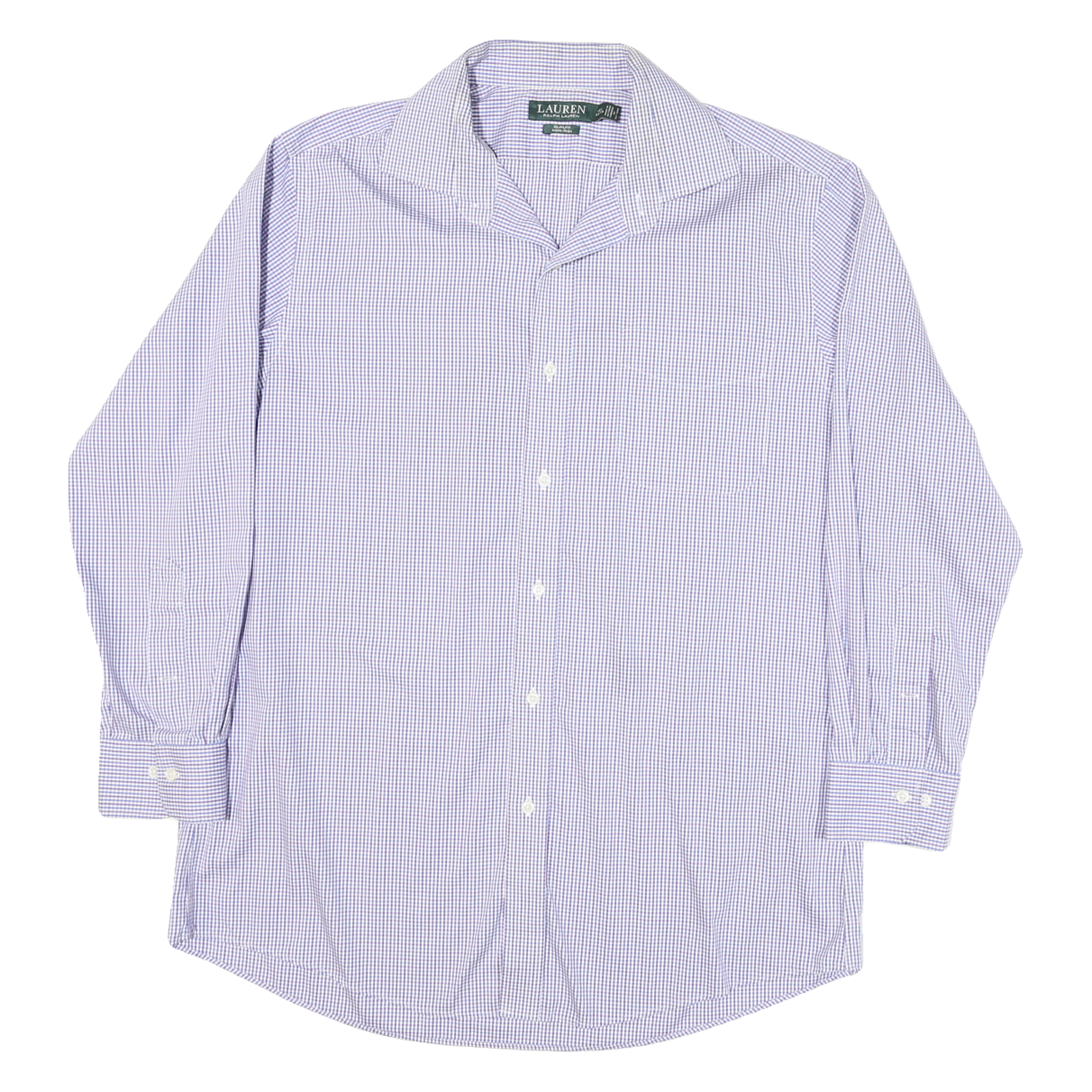 Buy LAUREN RALPH LAUREN Mens Blue & White Check Shirt L Classic Button Down Collar Refurbished - $36.39 LAUREN RALPH LAUREN Mens Blue & White Check Shirt L Classic Button Down Collar Refurbished - N/A refurbished available on Cerqular