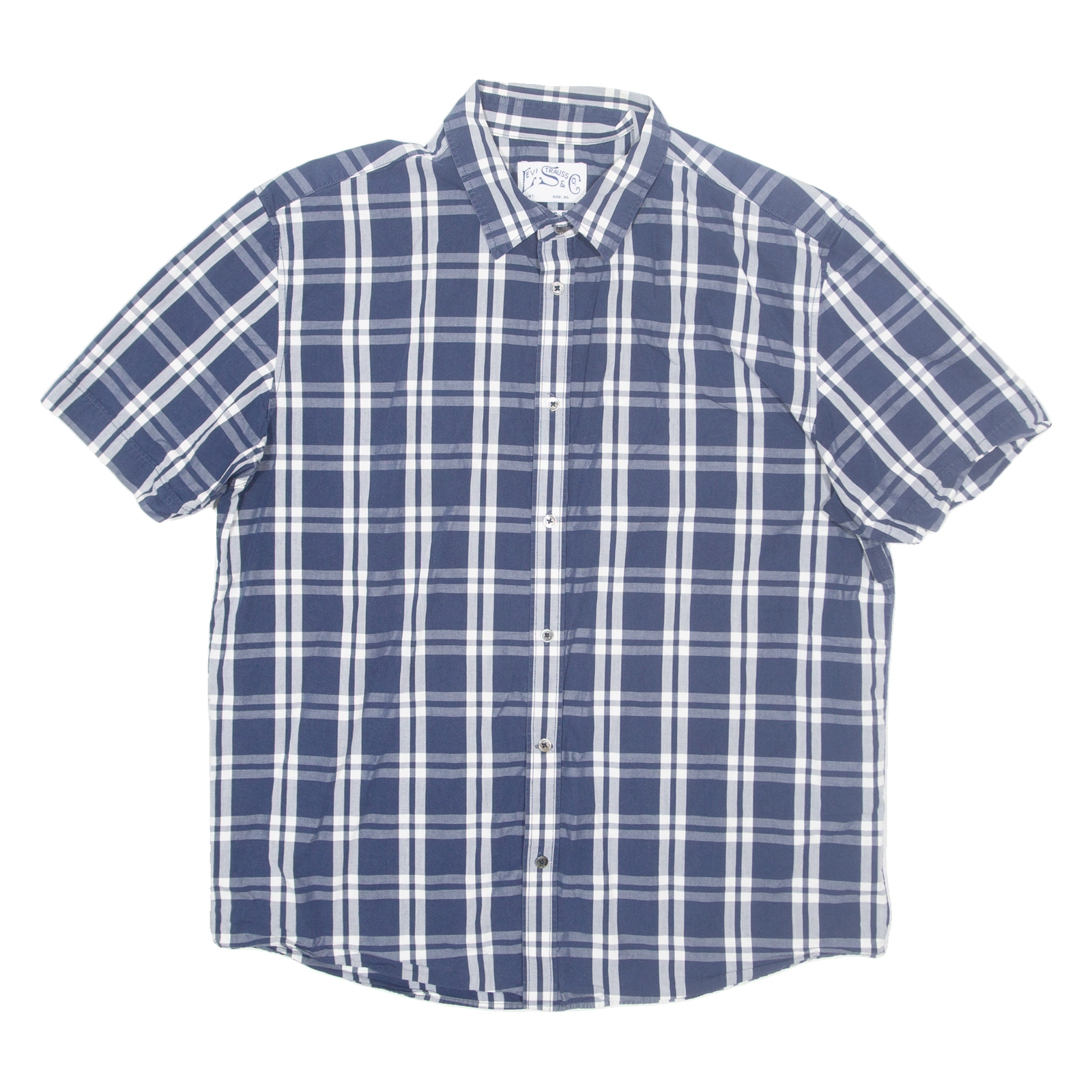 Buy LEVI'S Mens Shirt Blue Check M Refurbished - $31.19 LEVI'S Mens Shirt Blue Check M Refurbished - N/A refurbished available on Cerqular