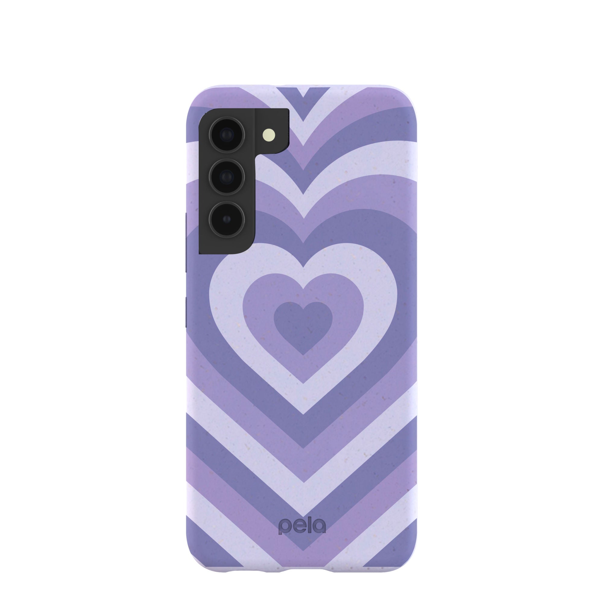 Lavender Power Hearts Samsung Galaxy S22 Case Refurbished - Pela Case refurbished available on Cerqular